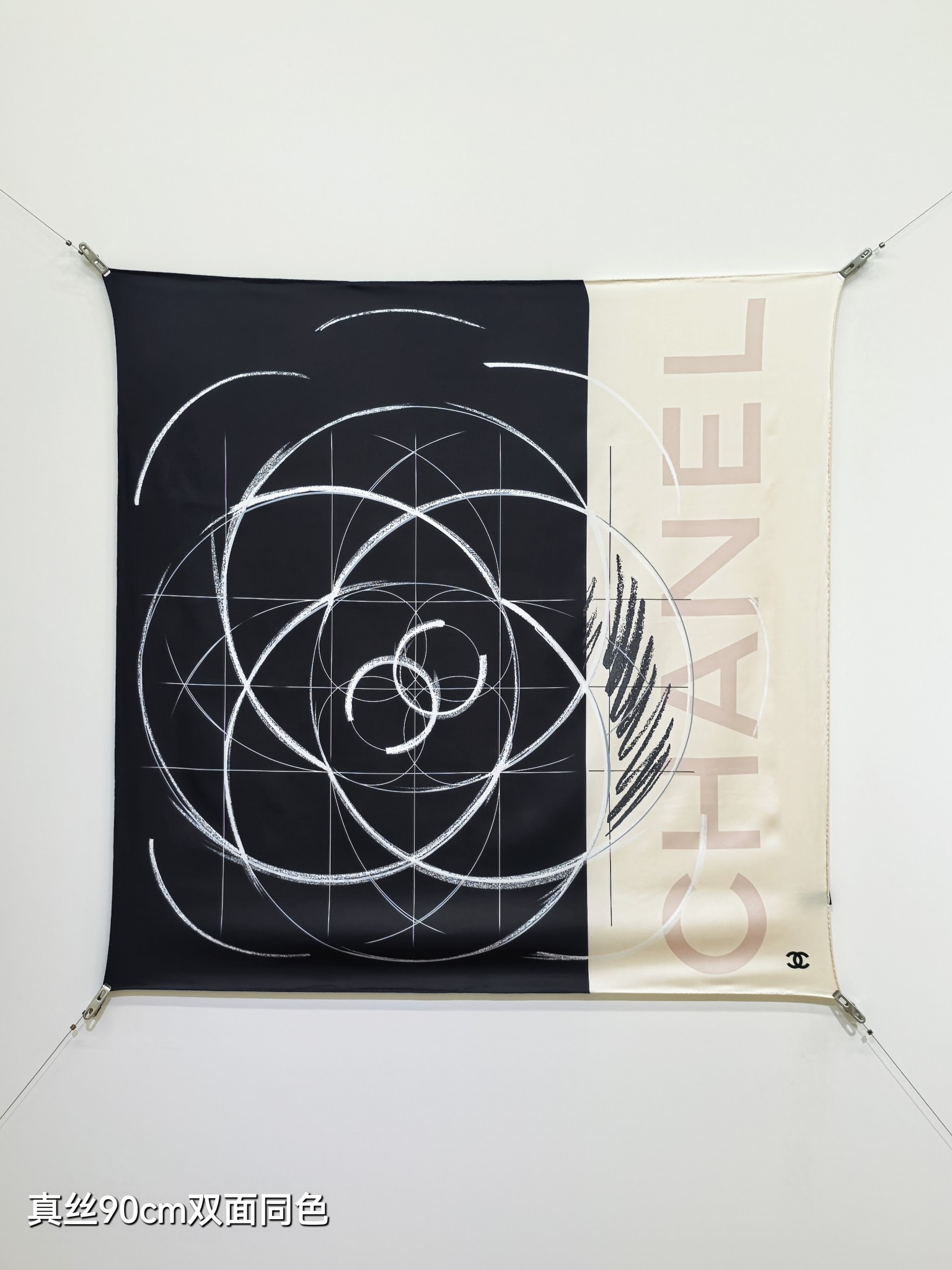 NO:821294,SCC2613 18mm double-sided 90x90cm twill silk Chanel '' high version scarf, high version scarf, chanel, real silk19860909SCC2613 18姆米双面 90x90cm斜纹真丝 香奈儿《》高版本围巾,高版本围巾,chanel,real silk,scarf