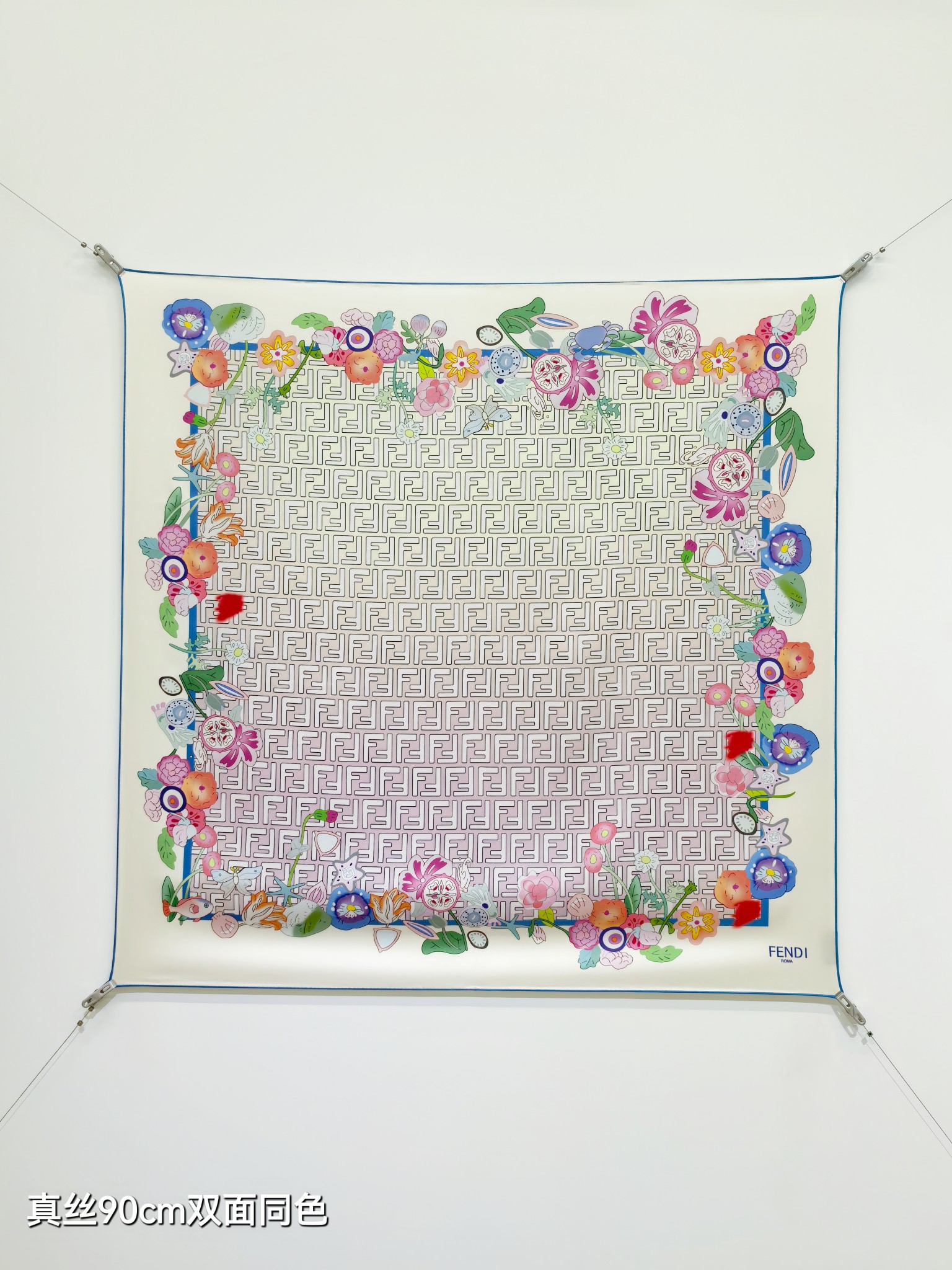 🌼SFD260518姆米双面  90x90cm斜纹真丝芬迪《》