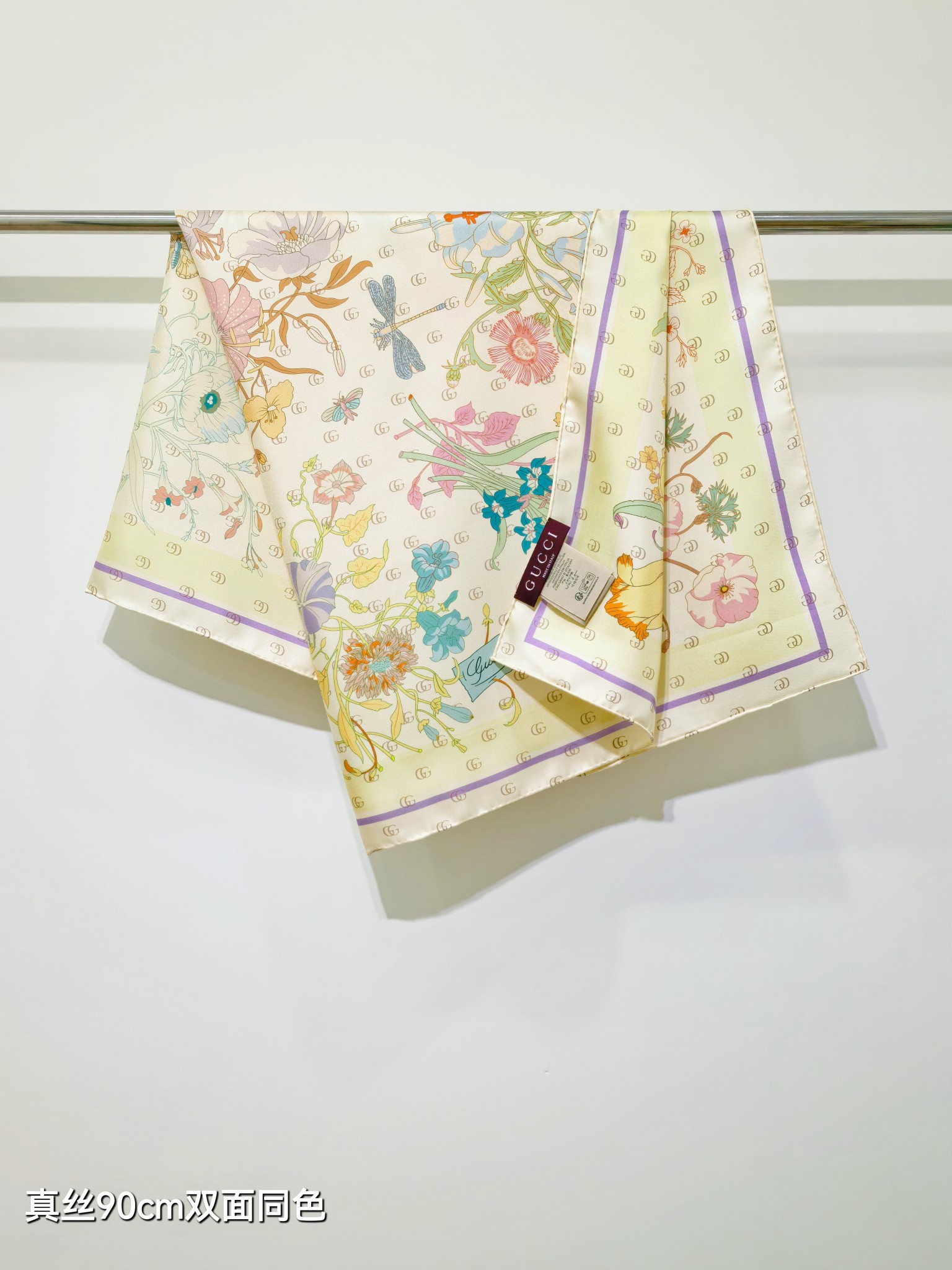 🌼SGC2620 18姆米双面  90x90cm斜纹真丝 古驰《》
