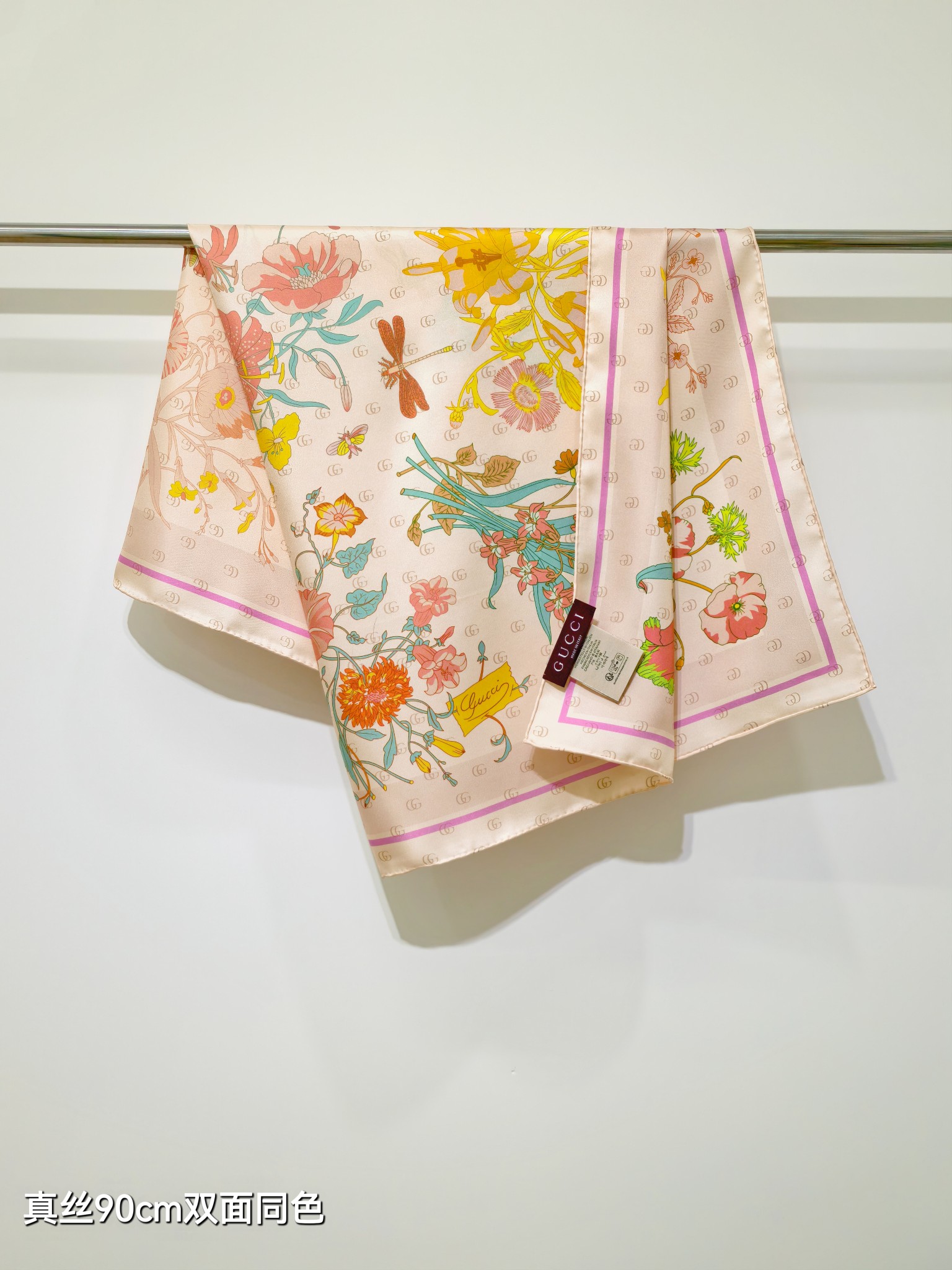 🌼SGC2620 18姆米双面  90x90cm斜纹真丝 古驰《》
