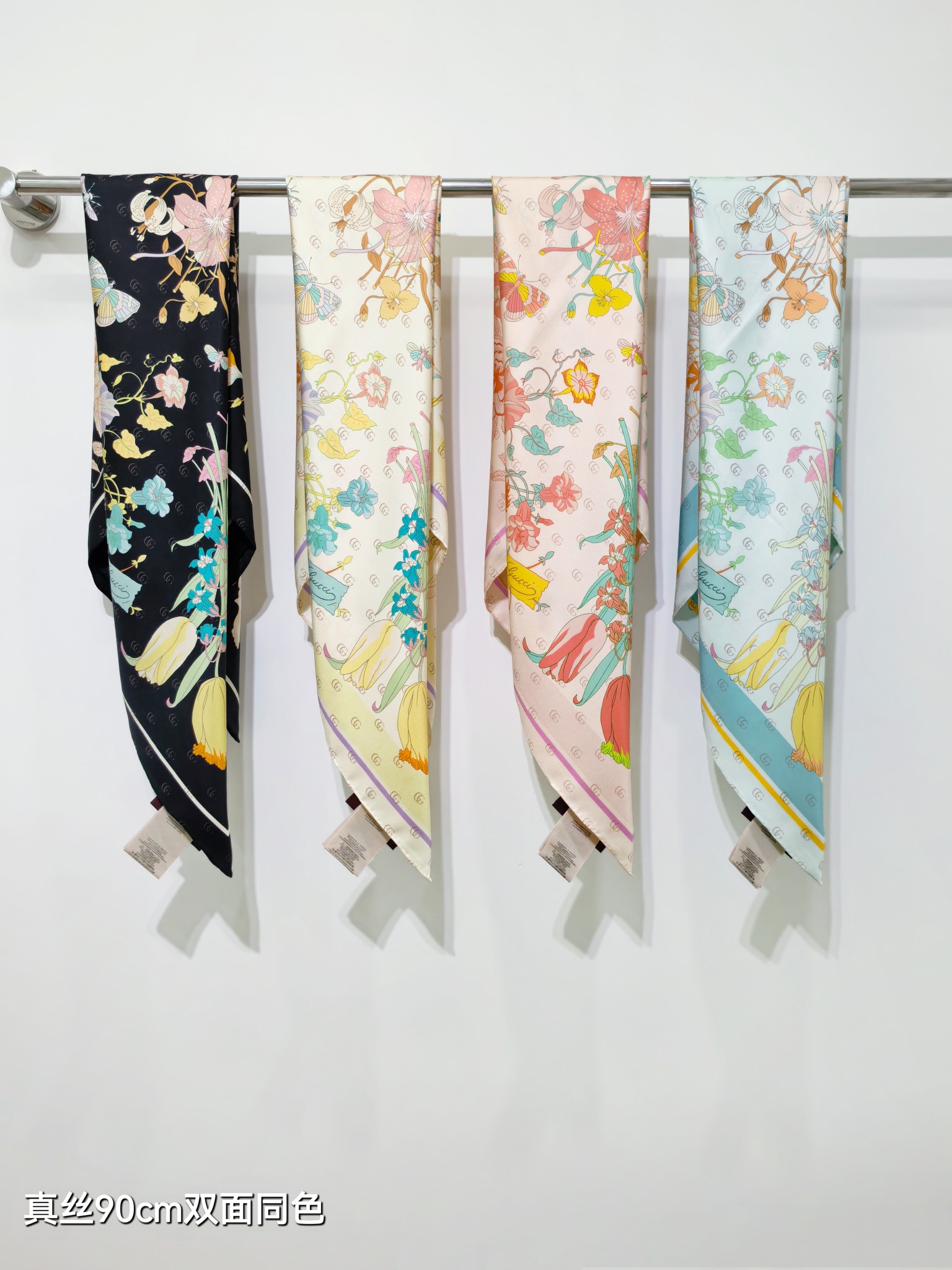 🌼SGC2620 18姆米双面  90x90cm斜纹真丝 古驰《》
