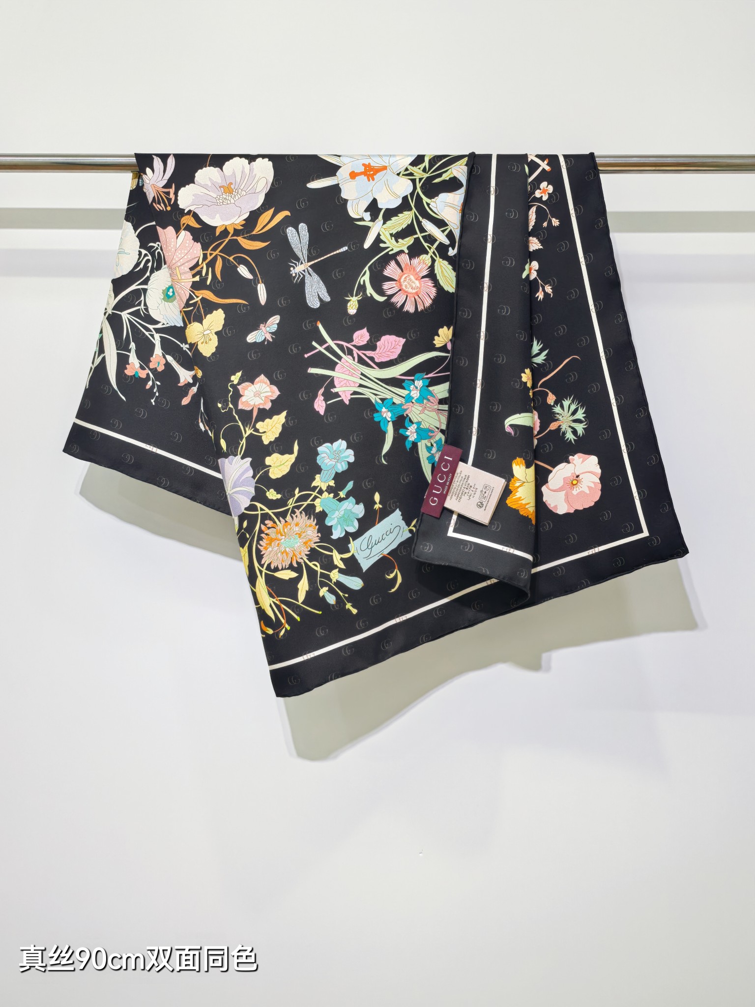 🌼SGC2620 18姆米双面  90x90cm斜纹真丝 古驰《》