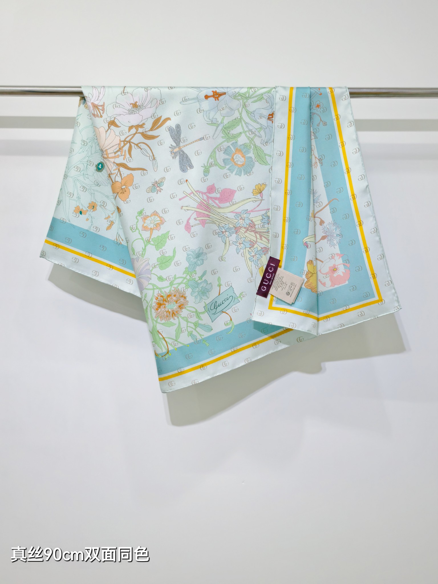 🌼SGC2620 18姆米双面  90x90cm斜纹真丝 古驰《》