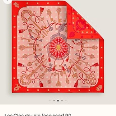 🌼SHMS2644 18姆米双面异色 90x90cm斜纹真丝 爱马仕《钥匙》 🌼SHMS2644 18姆米双面异色 90x90cm斜纹真丝 爱马仕《钥匙》