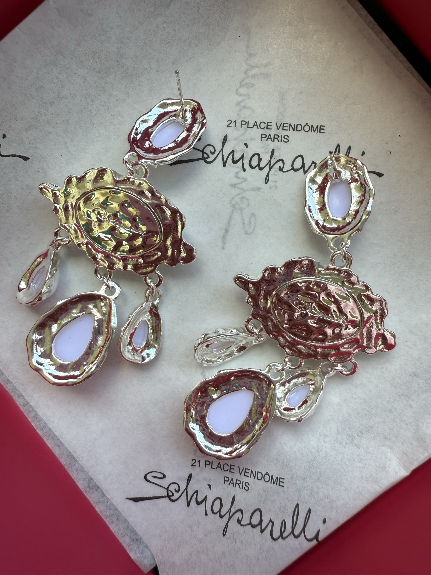 Серьги Schiaparelli с глазом и жемчугом