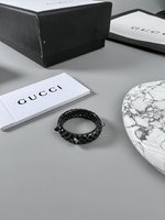 Gucci High
 Jewelry Ring- Black
