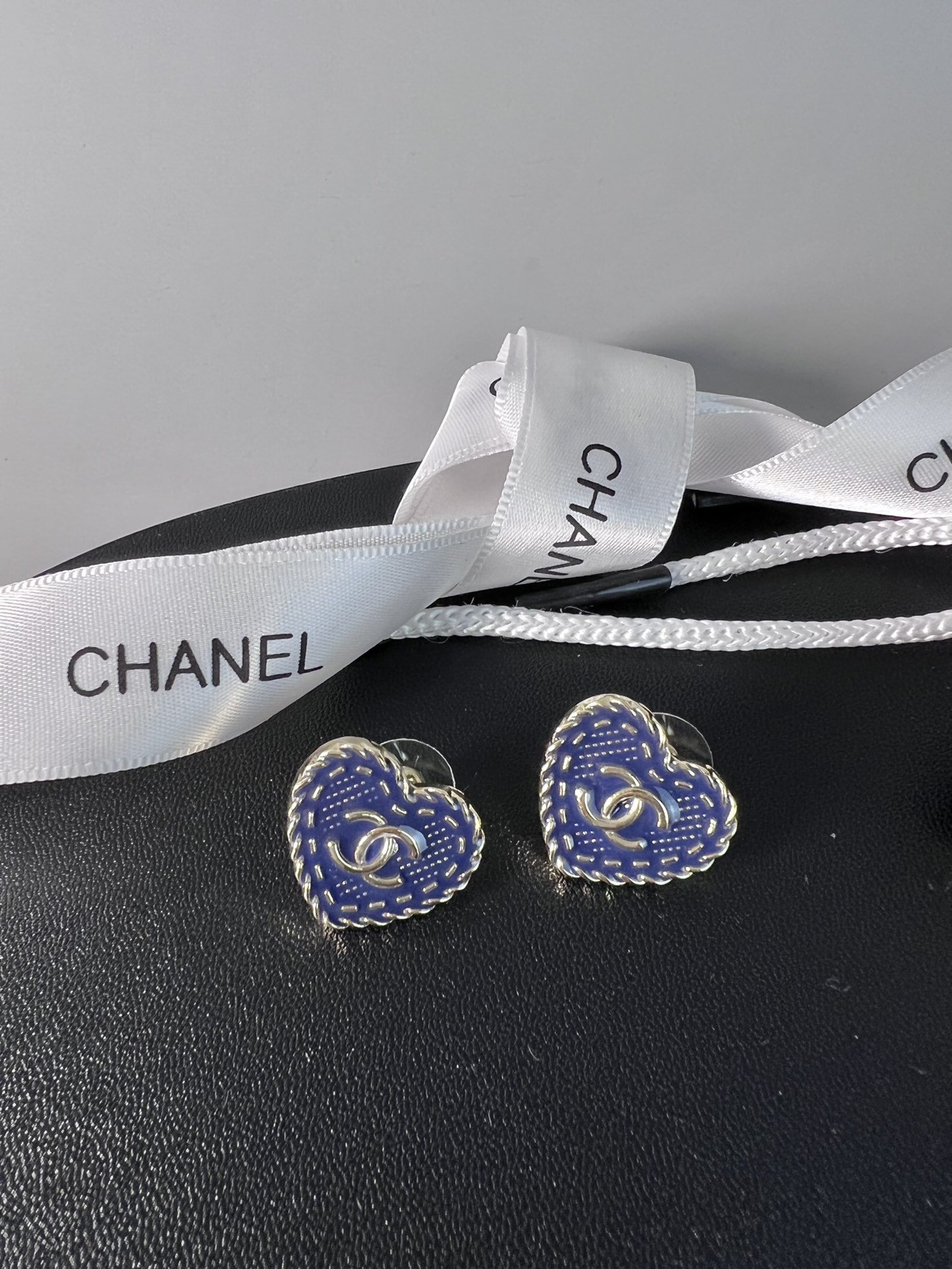 Chanel24P新款牛仔系列耳钉