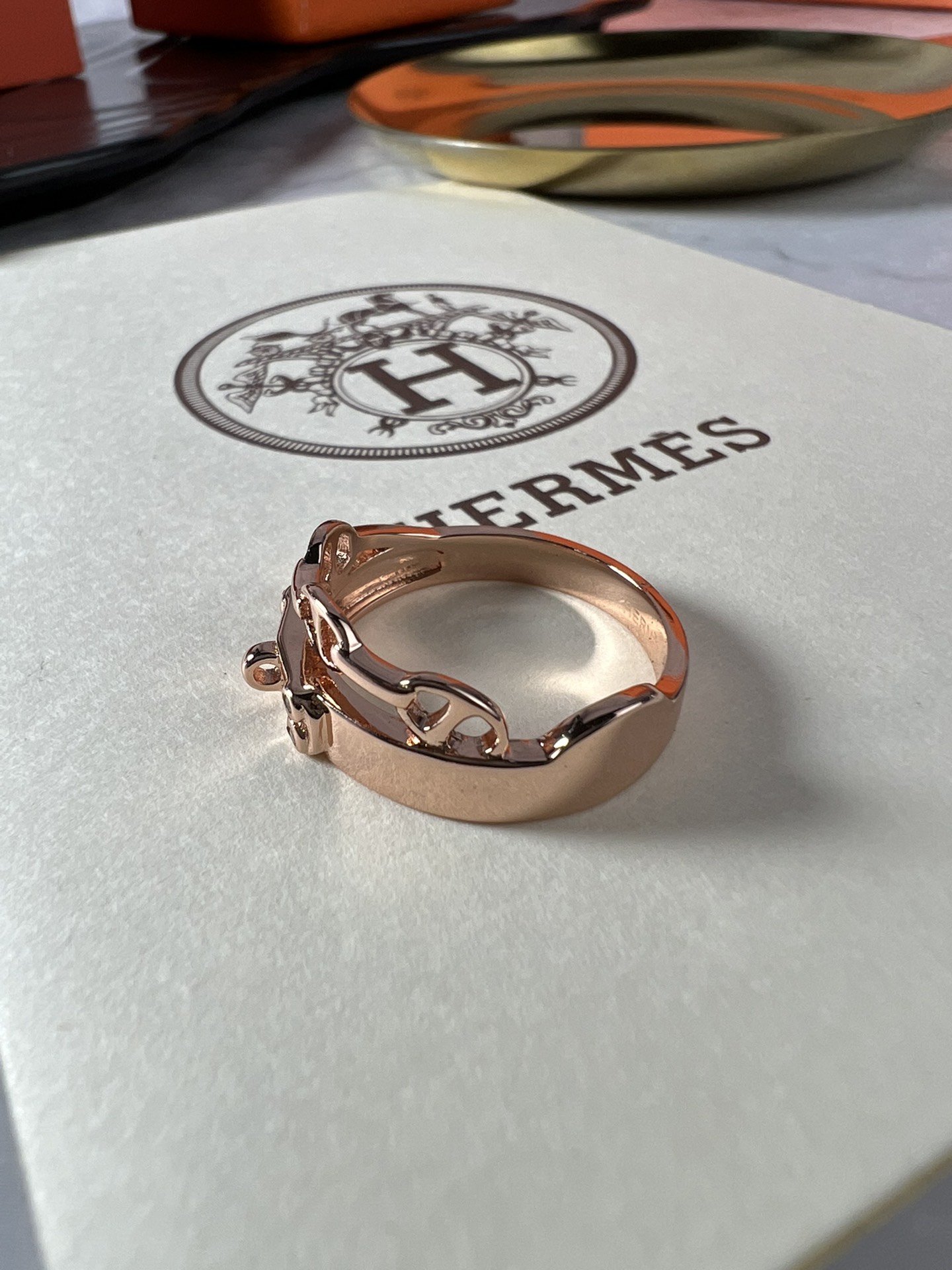。HERMES 爱马仕 戒指
