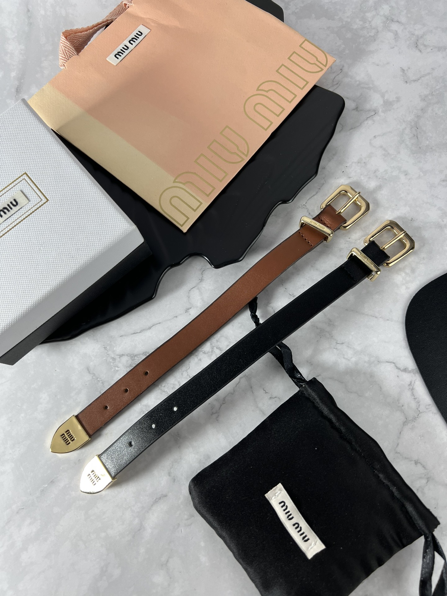 ¥425. MiuMiu Leather bracelet - 图片 6