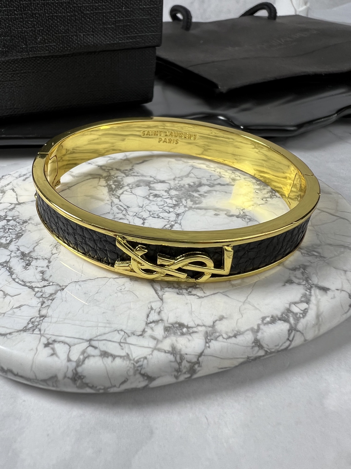 p213. YSL Saint Roland bracelet - 图片 6
