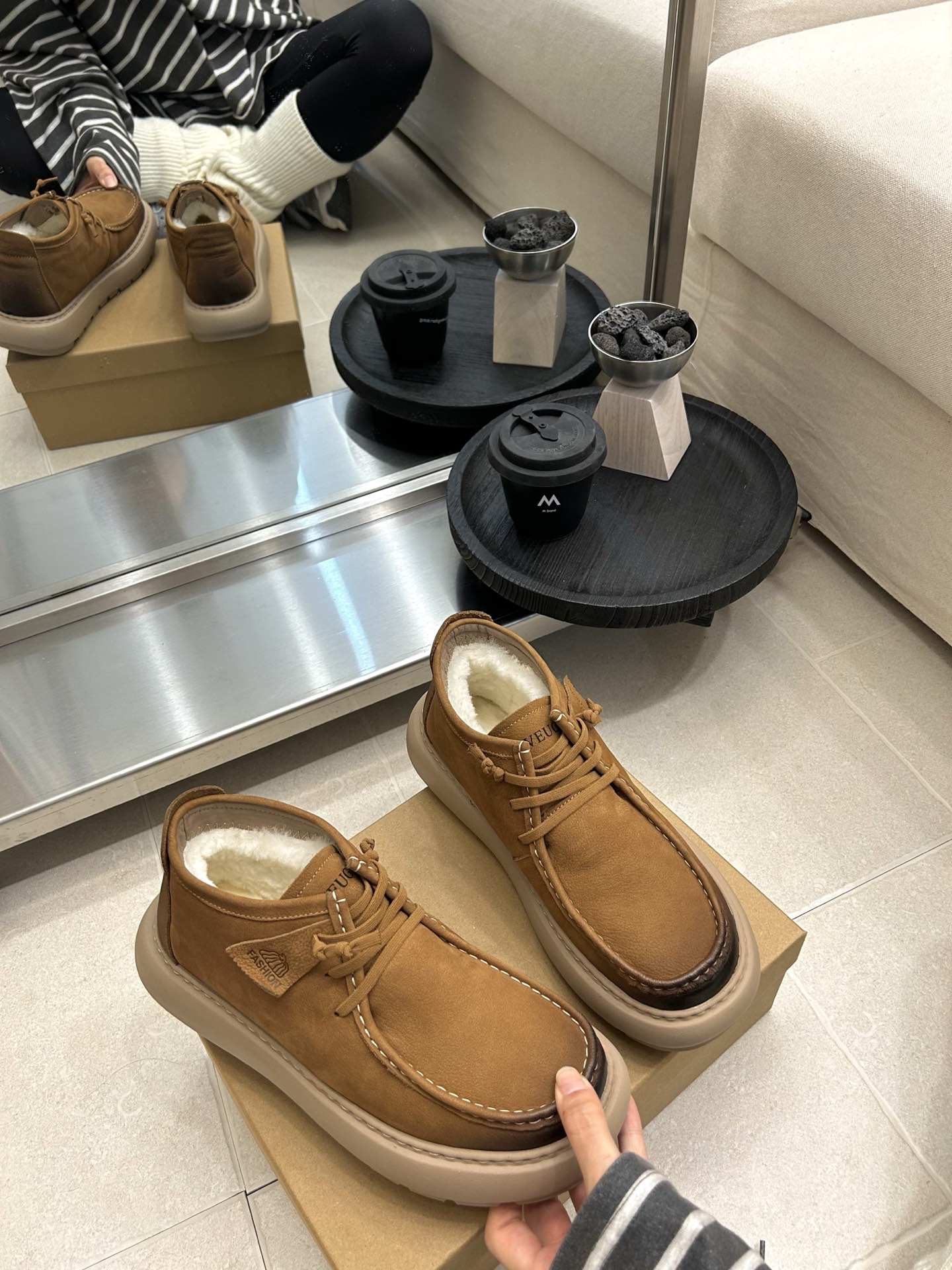 🔥SEVEUGG 男士休闲系带男鞋不挑任何年龄，上脚简单大方、不论商务还是通勤都可头层牛皮！特别好打理〰