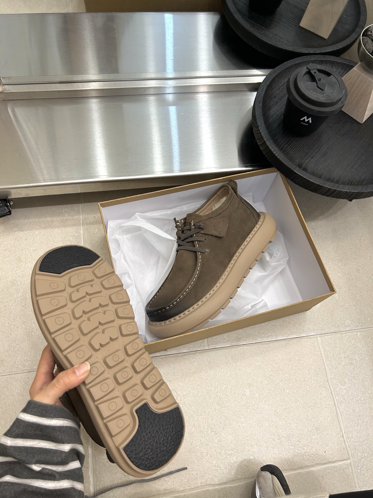 🔥SEVEUGG 男士休闲系带男鞋不挑任何年龄，上脚简单大方、不论商务还是通勤都可头层牛皮！特别好打理〰