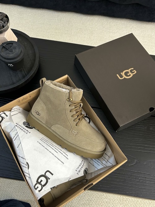 UGG Men's Neumel High Moc Boot - Stylish and Comfortable, Antelope Brown 1 UGG Men's Neumel High Moc Boot - Stylish and Comfortable, Antelope Brown