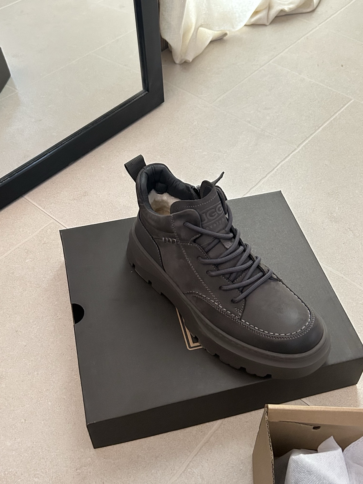 🔥𝐔*𝐠 ₂₀₂₅ . BL-996 复古工装男鞋时尚感十足 休闲百搭 很年轻系列头层牛皮鞋面高级又不显