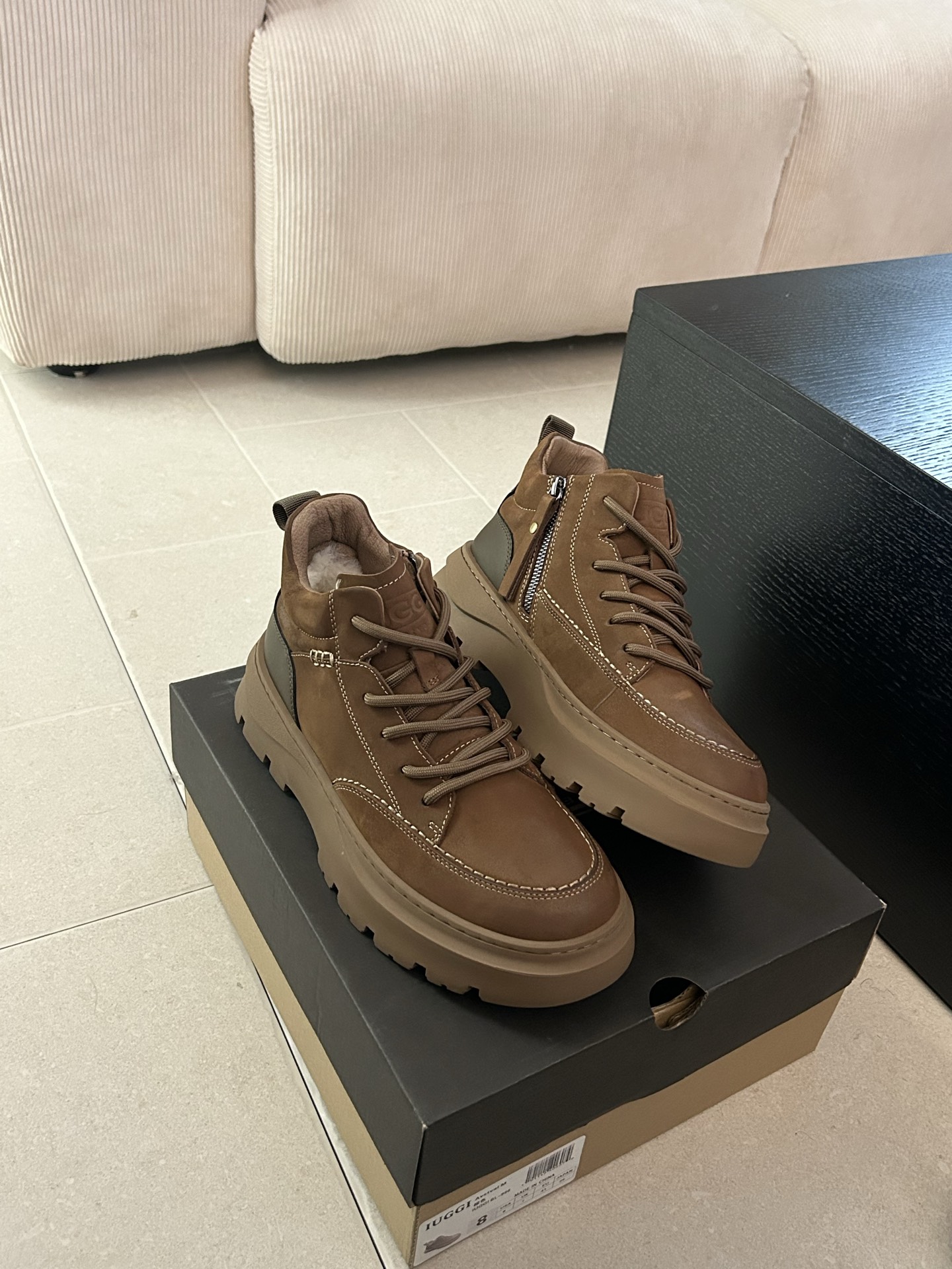 🔥𝐔*𝐠 ₂₀₂₅ . BL-996 复古工装男鞋时尚感十足 休闲百搭 很年轻系列头层牛皮鞋面高级又不显