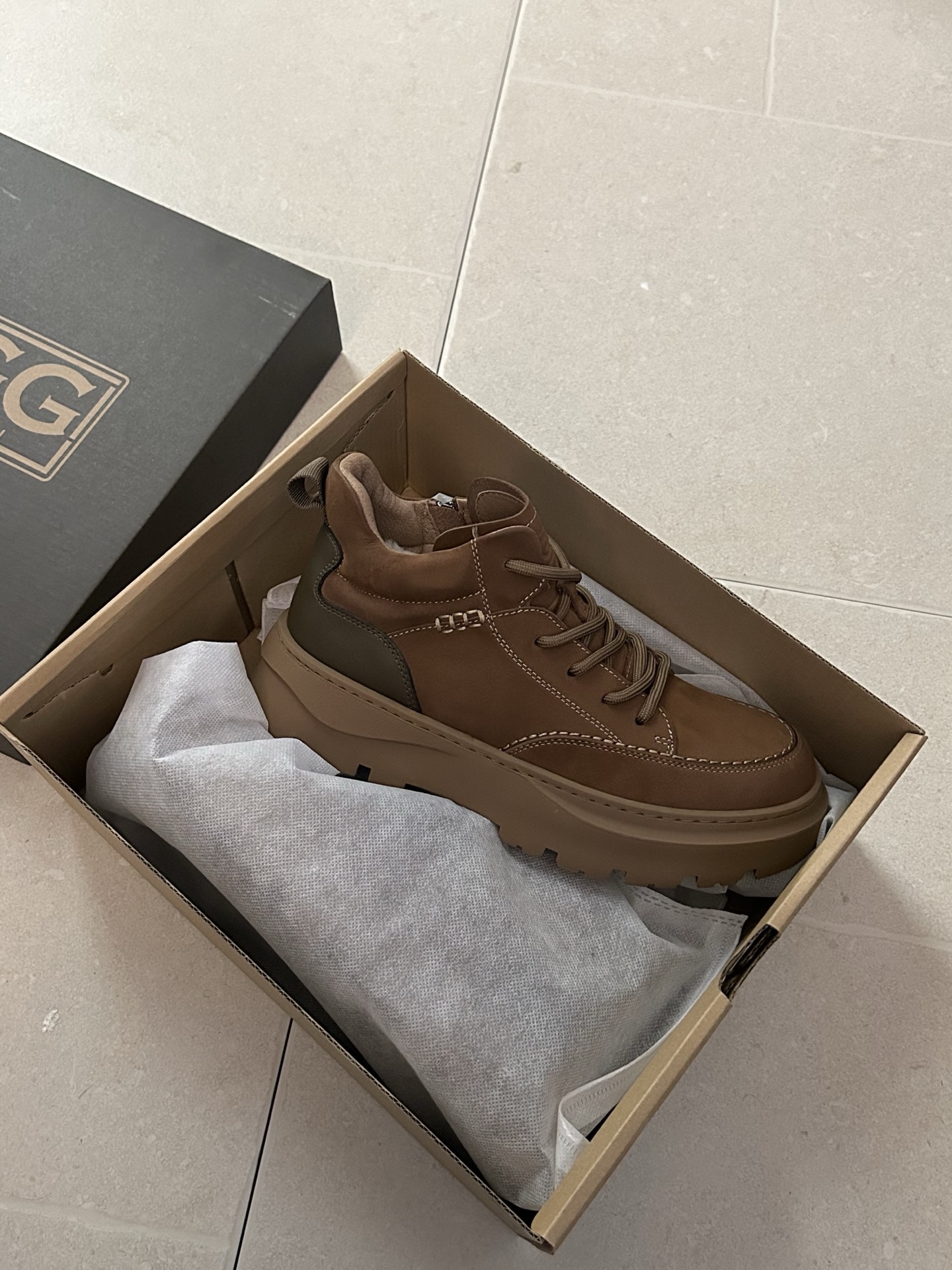 🔥𝐔*𝐠 ₂₀₂₅ . BL-996 复古工装男鞋时尚感十足 休闲百搭 很年轻系列头层牛皮鞋面高级又不显