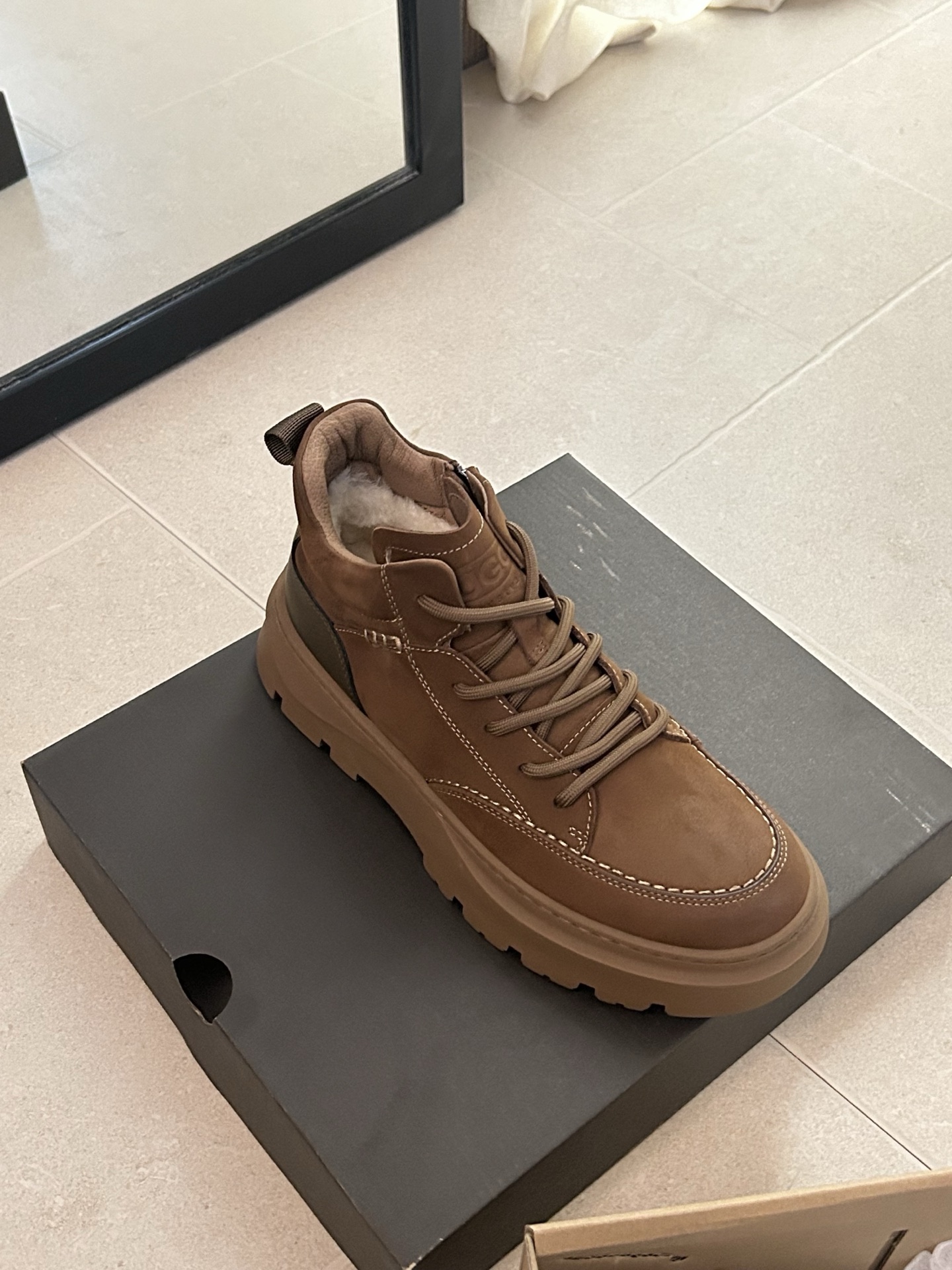 🔥𝐔*𝐠 ₂₀₂₅ . BL-996 复古工装男鞋时尚感十足 休闲百搭 很年轻系列头层牛皮鞋面高级又不显