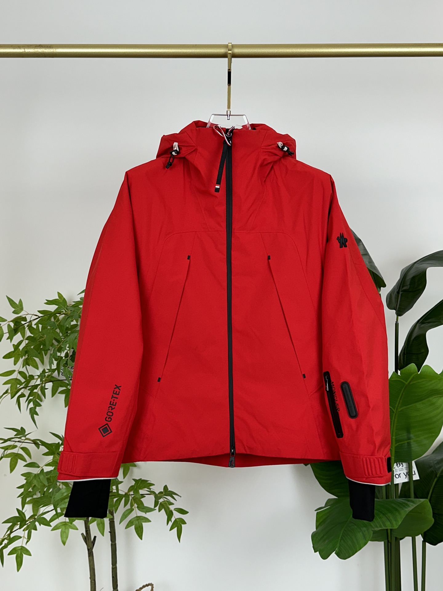 Moncler Clothing Coats & Jackets Down Jacket Black Red Fall/Winter Collection Fashion