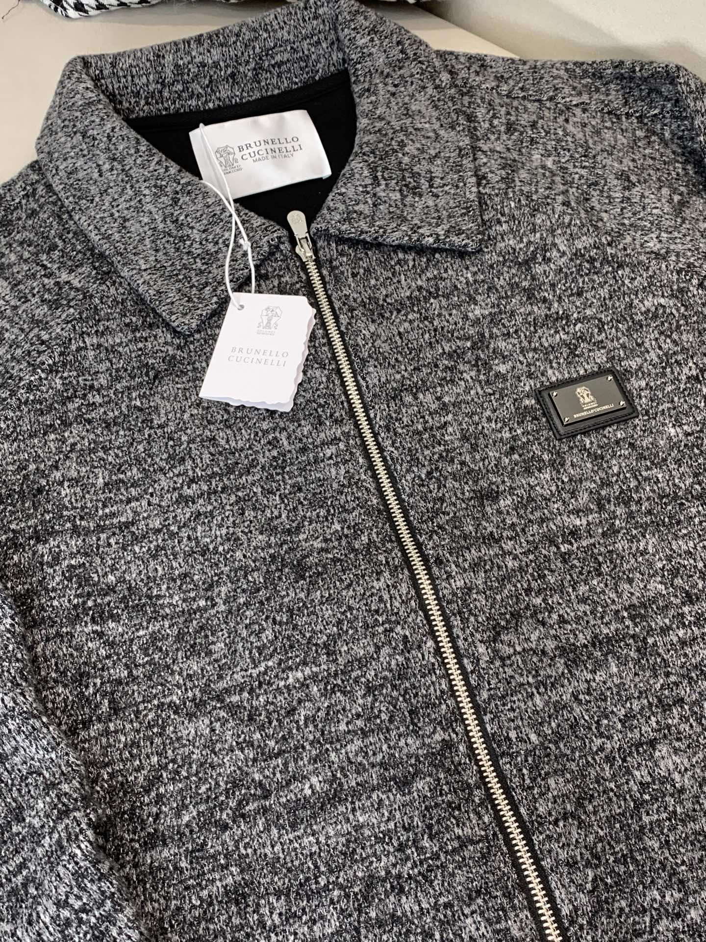 BC-Brunello Cucineli 2025秋冬新款男士针织毛呢夹克外套，众多明星都爱穿的时尚百搭