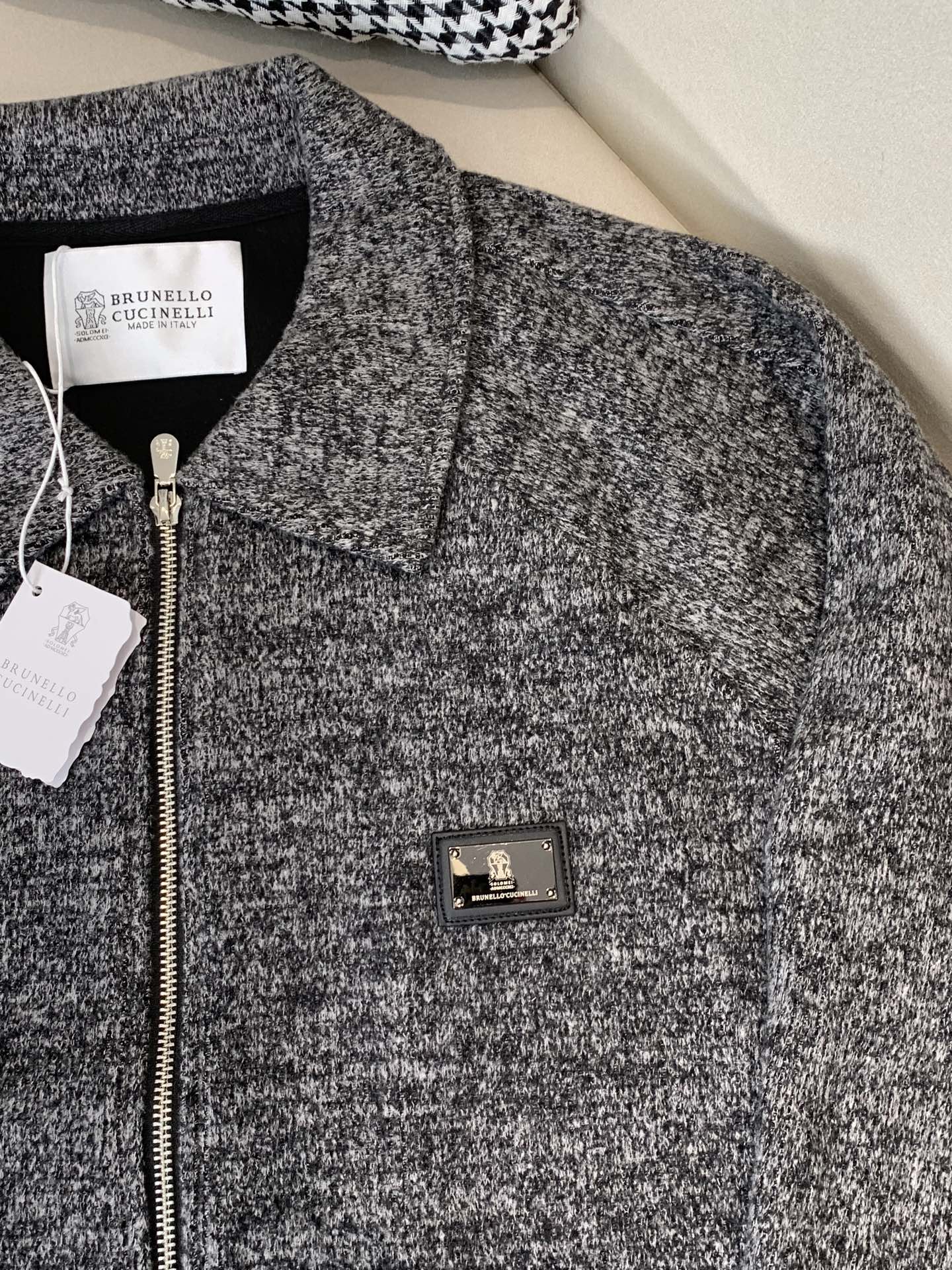 BC-Brunello Cucineli 2025秋冬新款男士针织毛呢夹克外套，众多明星都爱穿的时尚百搭