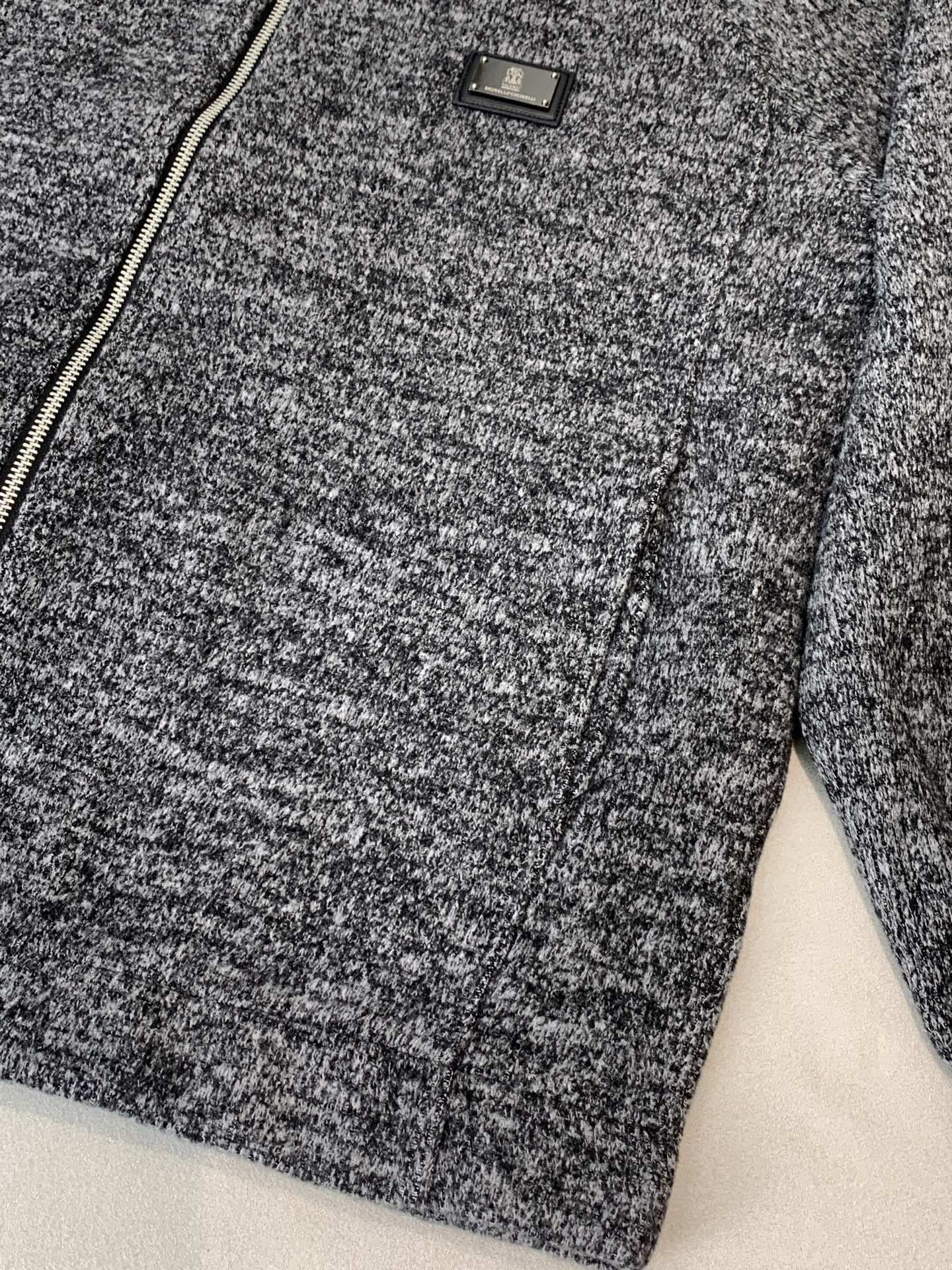 BC-Brunello Cucineli 2025秋冬新款男士针织毛呢夹克外套，众多明星都爱穿的时尚百搭