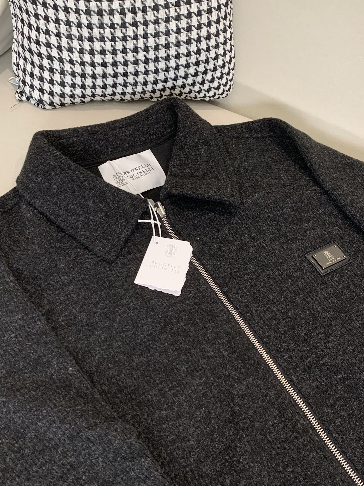 BC-Brunello Cucineli 2025秋冬新款男士针织毛呢夹克外套，众多明星都爱穿的时尚百搭