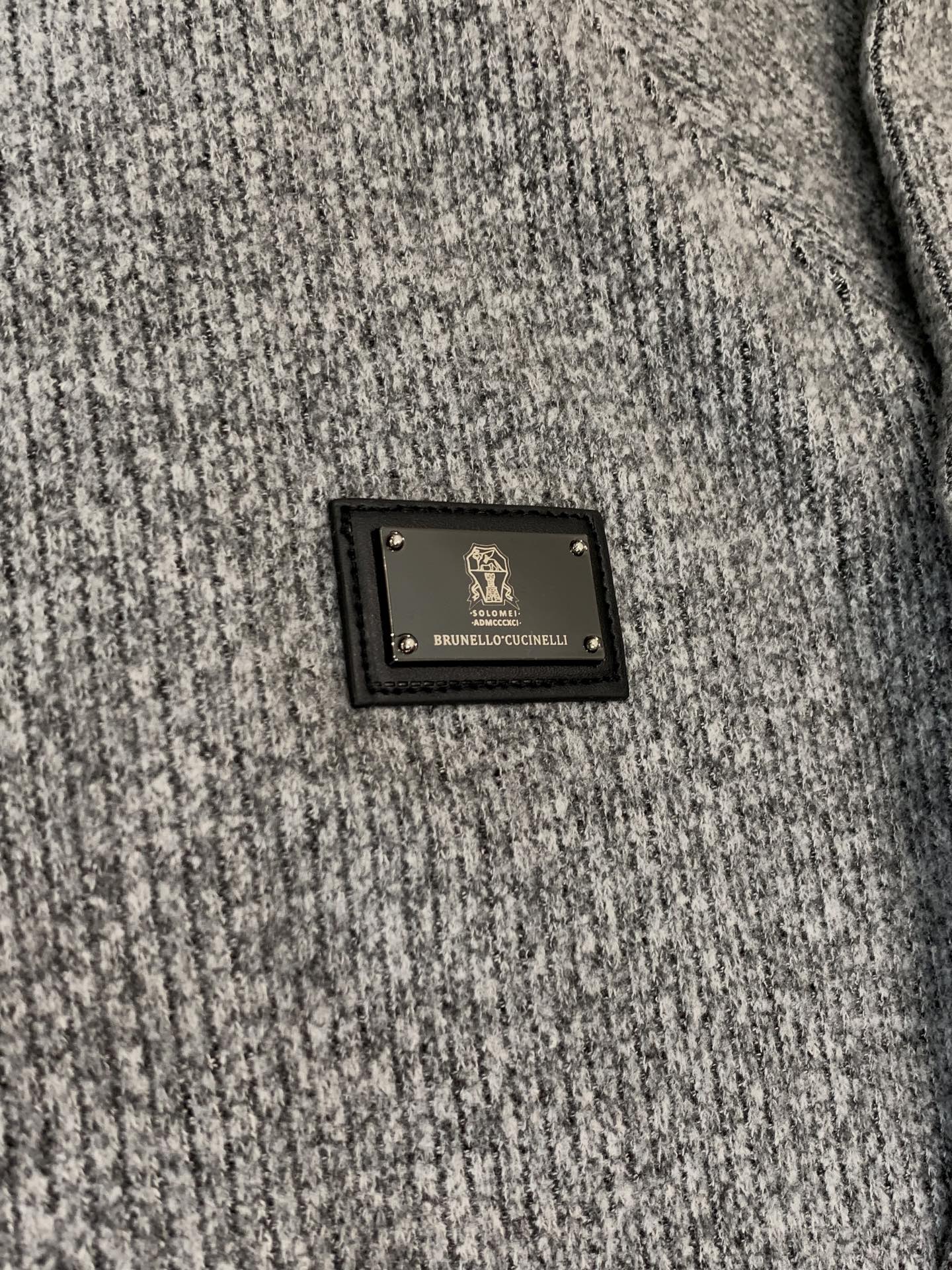 BC-Brunello Cucineli 2025秋冬新款男士针织毛呢夹克外套，众多明星都爱穿的时尚百搭