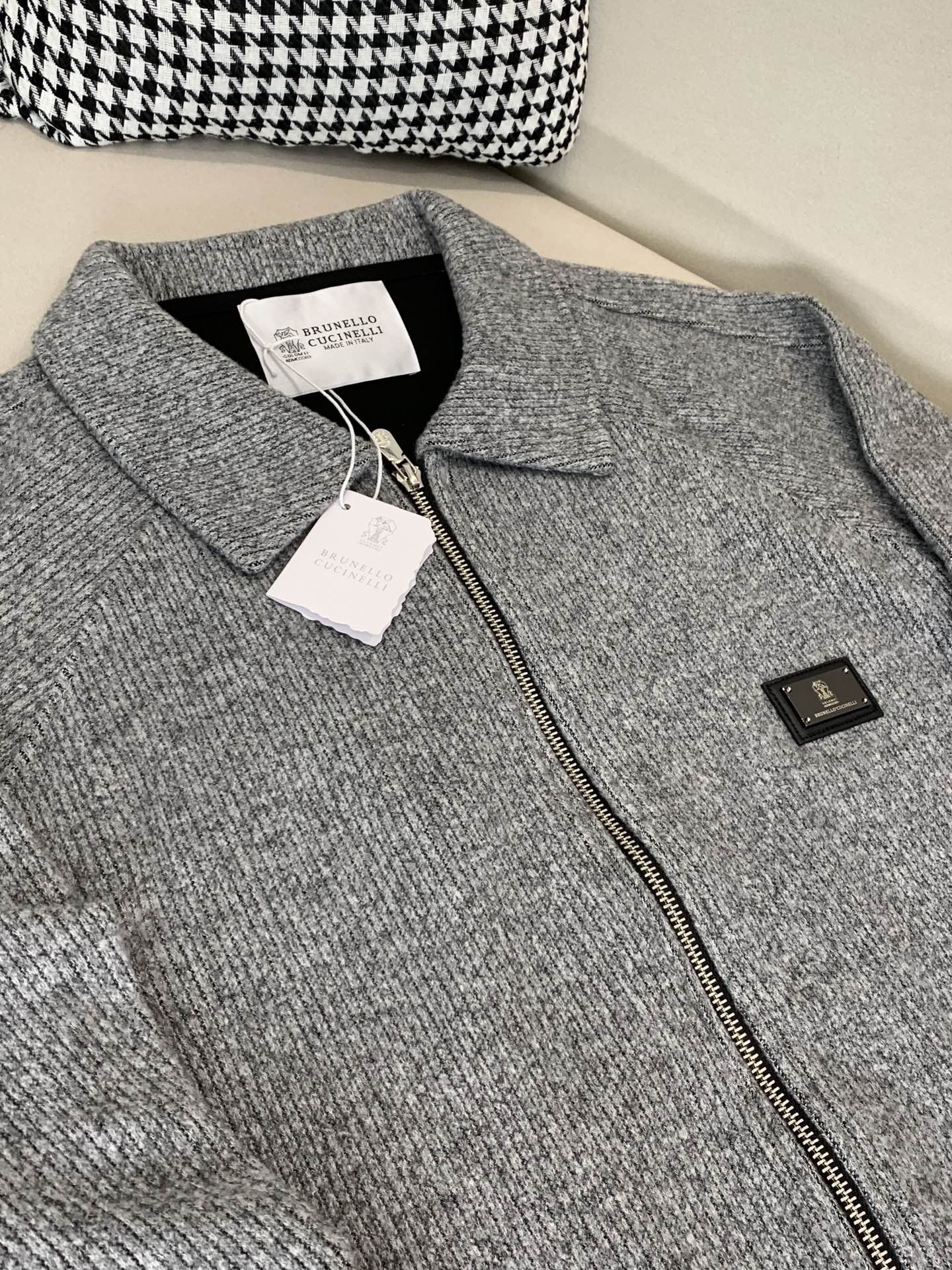 BC-Brunello Cucineli 2025秋冬新款男士针织毛呢夹克外套，众多明星都爱穿的时尚百搭