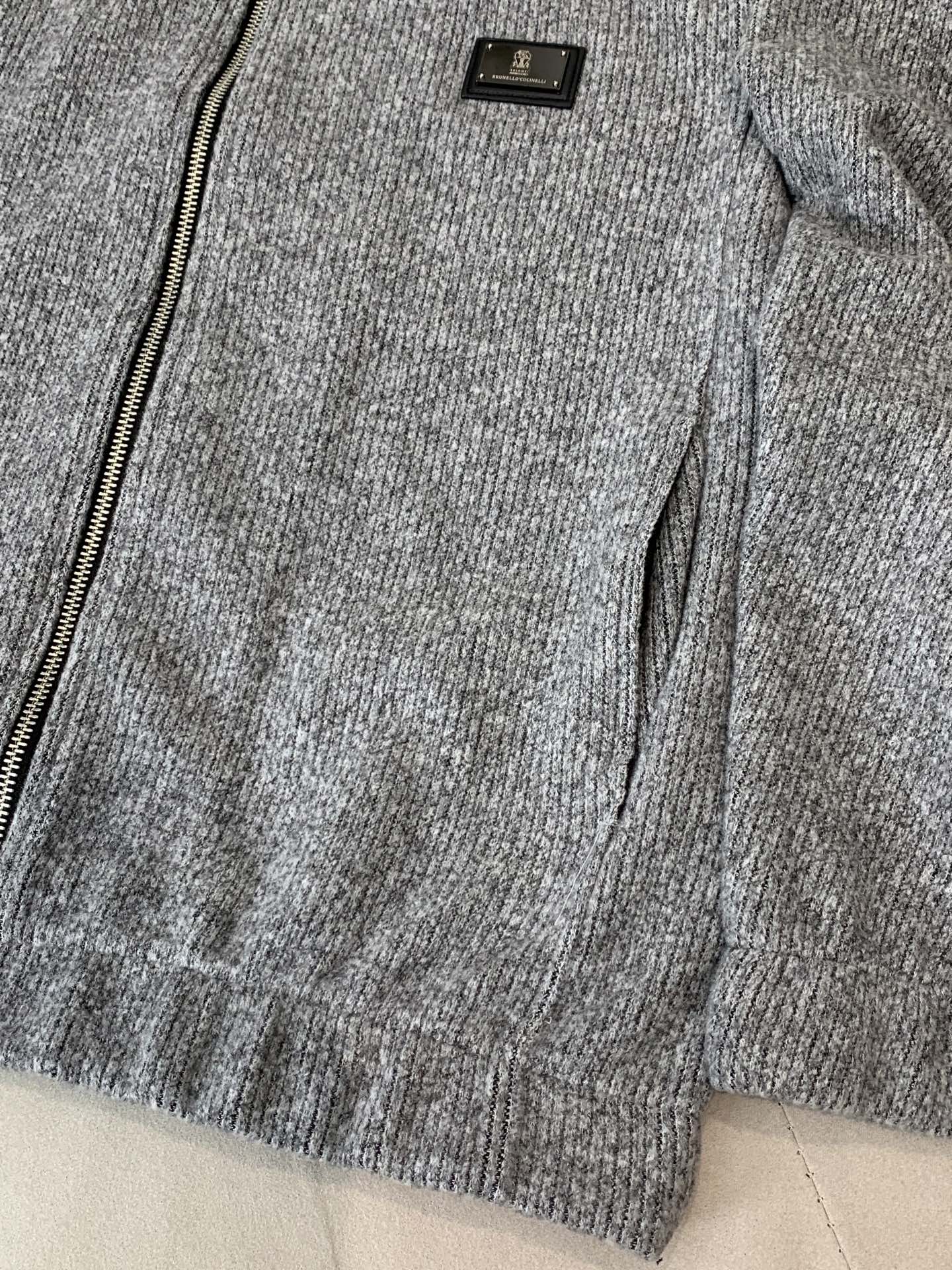 BC-Brunello Cucineli 2025秋冬新款男士针织毛呢夹克外套，众多明星都爱穿的时尚百搭