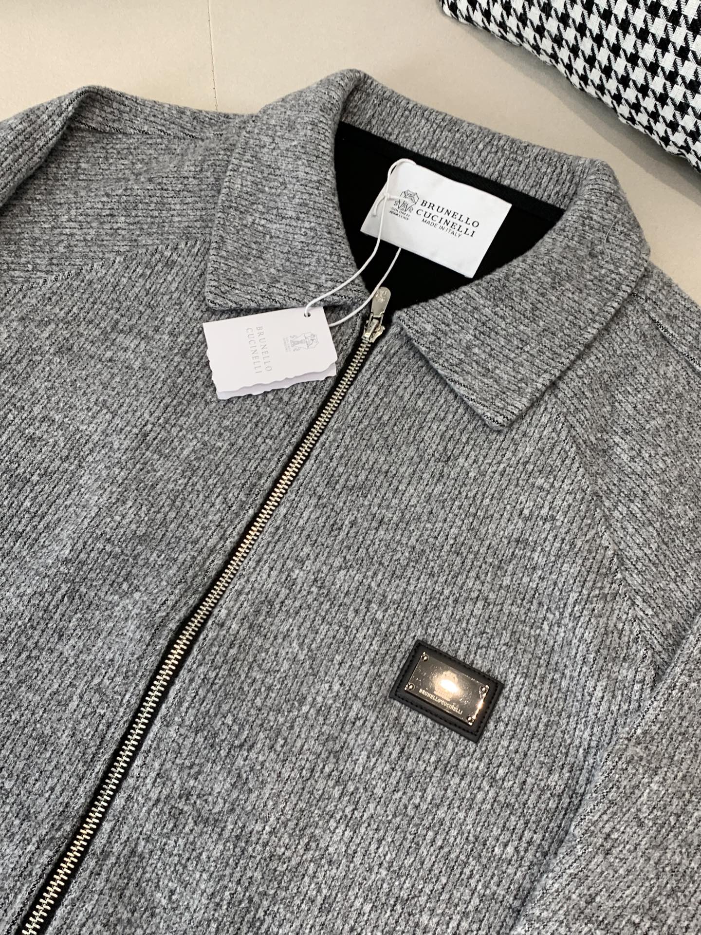 BC-Brunello Cucineli 2025秋冬新款男士针织毛呢夹克外套，众多明星都爱穿的时尚百搭