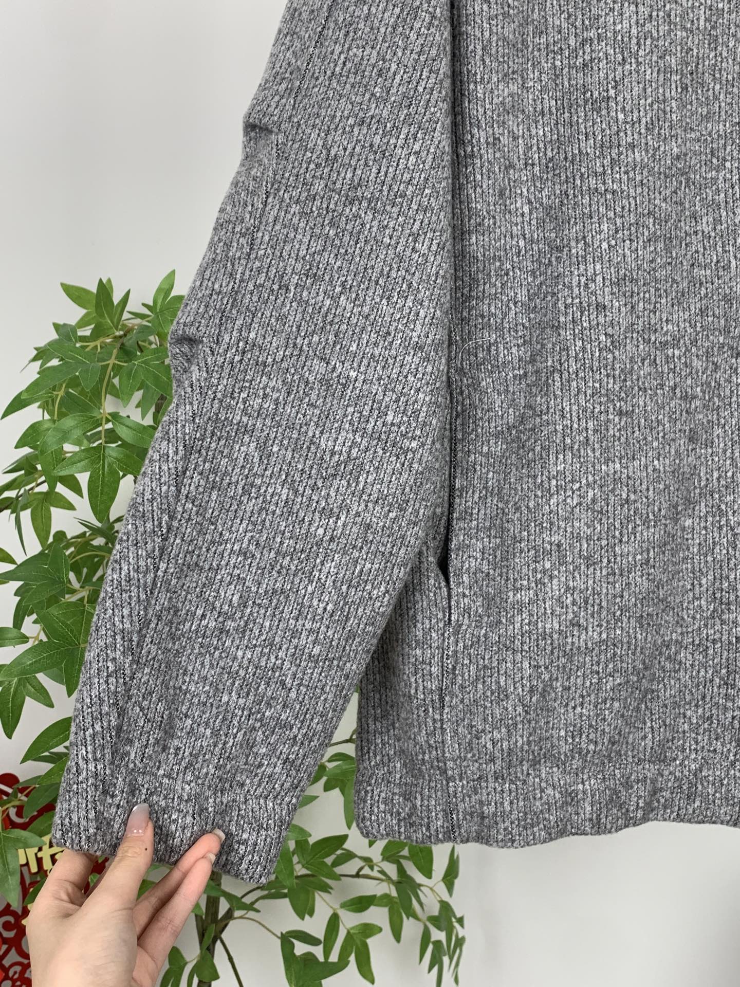 BC-Brunello Cucineli 🆕25FW秋冬新款老钱风羊毛夹克翻领外套，选用进口羊毛面料混纺