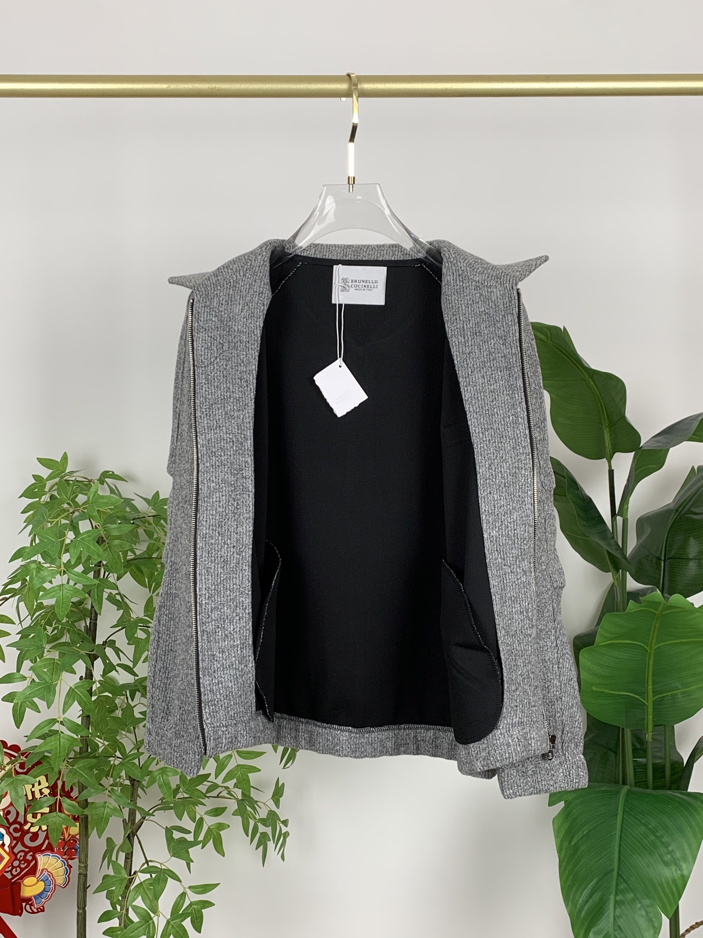 BC-Brunello Cucineli 🆕25FW秋冬新款老钱风羊毛夹克翻领外套，选用进口羊毛面料混纺