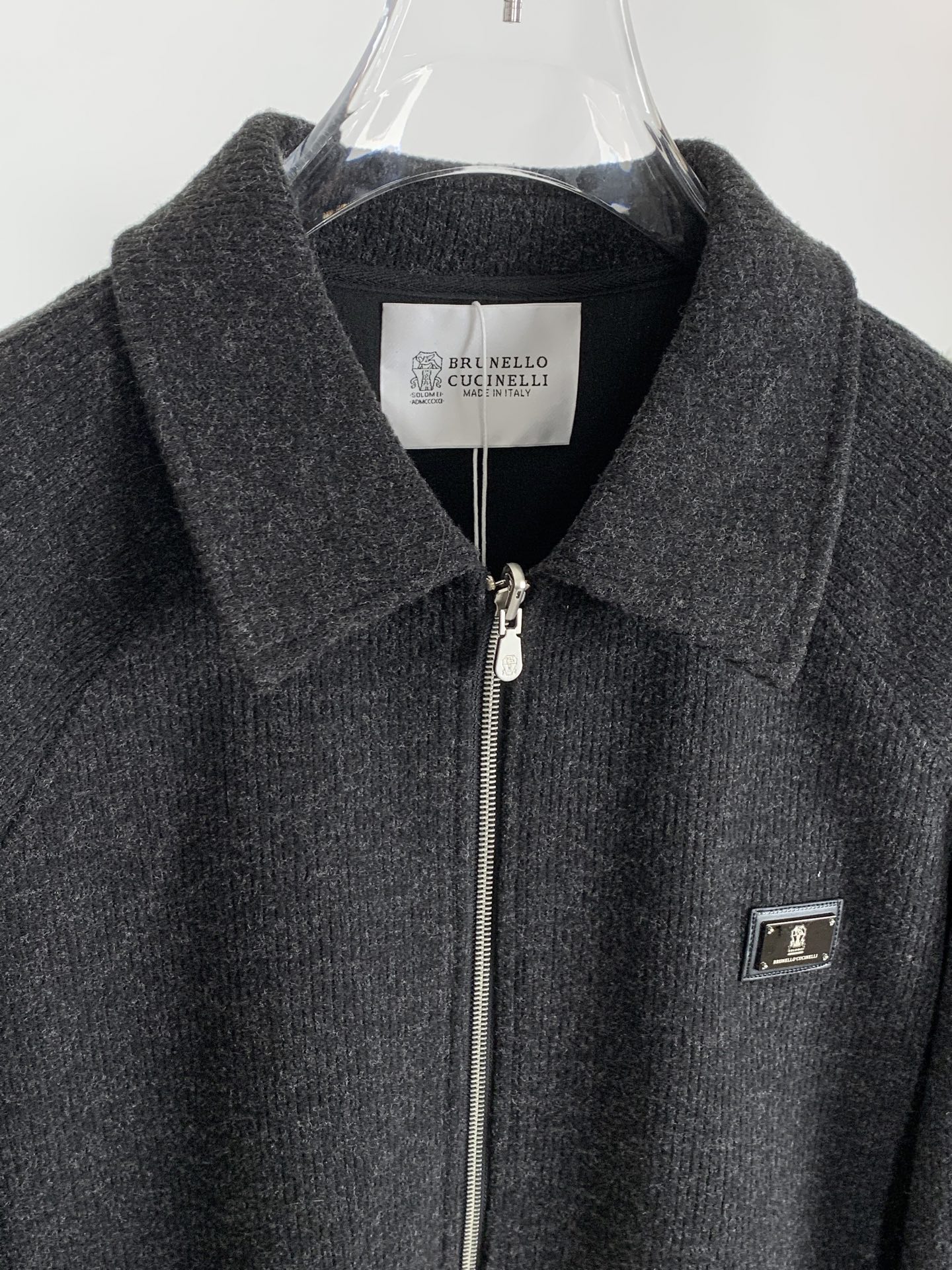 BC-Brunello Cucineli 🆕25FW秋冬新款老钱风羊毛夹克翻领外套，选用进口羊毛面料混纺