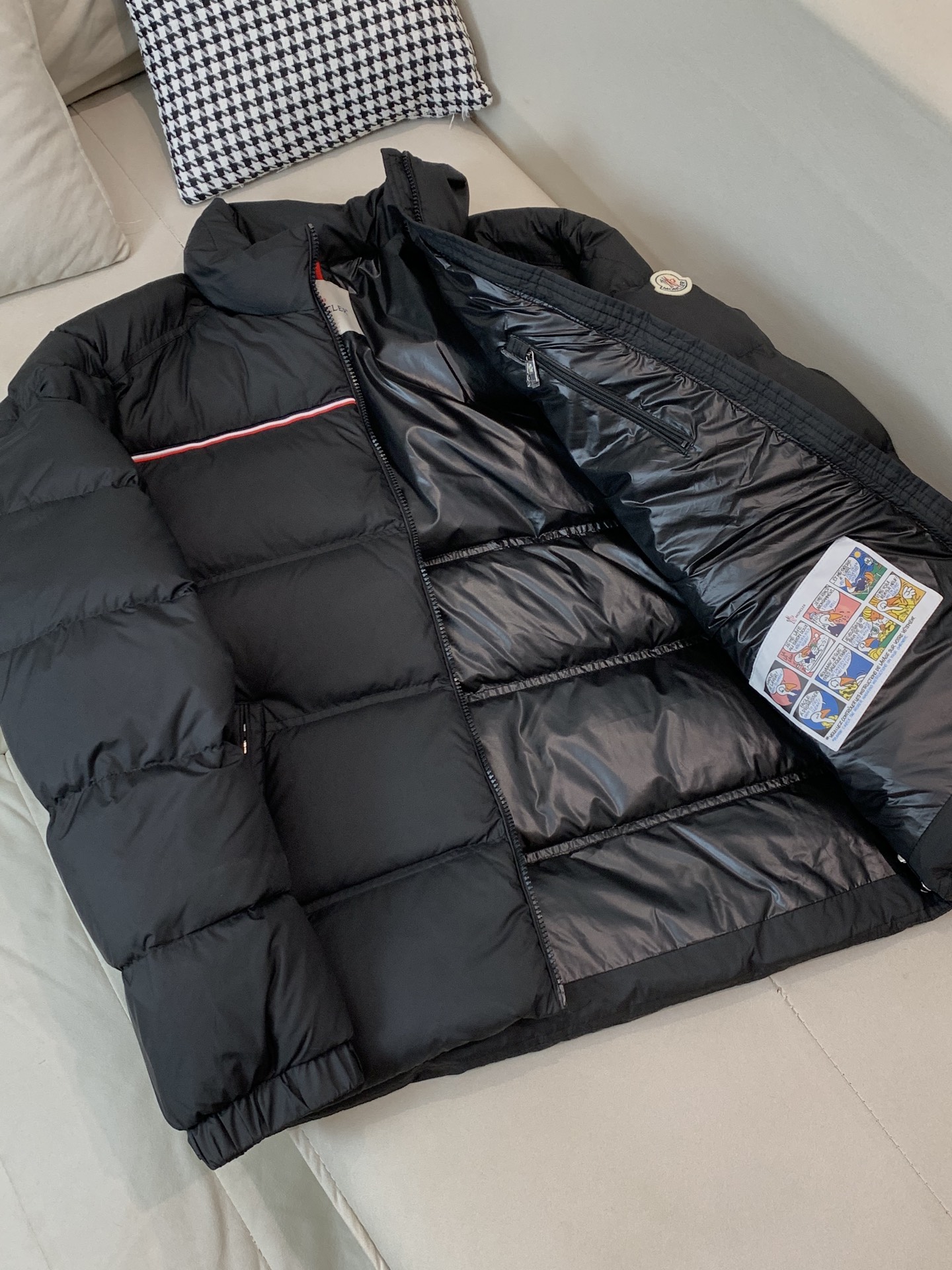 。羽绒 2025SS秋冬季出品新款！-Moncl*r立领羽绒服夹克外套 采用新国标90白鸭绒 男士轻奢时