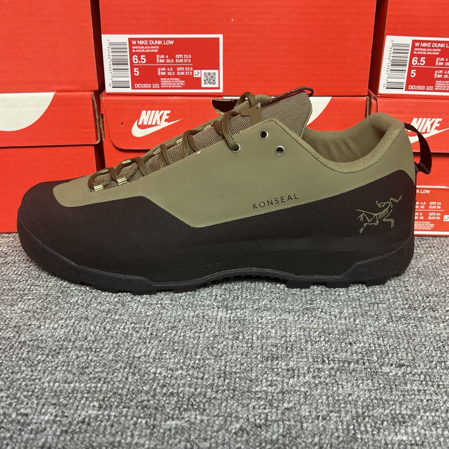 DM版Arcteryx始祖鸟 Konseal Shoe 舒适 防滑耐磨透气支撑抓地 登山鞋系列
尺码：39-45
编码：BC431278