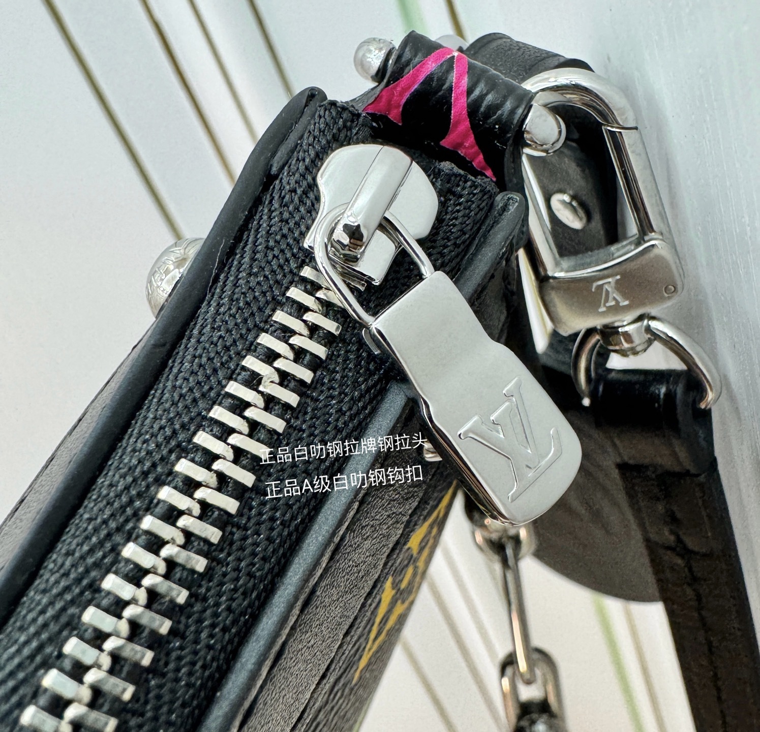 M13663私品(163动态UID )进口菱形面料 (品质第九次升级,进口原厂皮.专柜同步,动态电子芯片