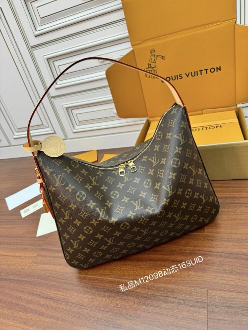 Elegant Monogram Shoulder Bag, Premium Leather, Designer Inspired-40x29x11CM 1 Elegant Monogram Shoulder Bag, Premium Leather, Designer Inspired-40x29x11CM