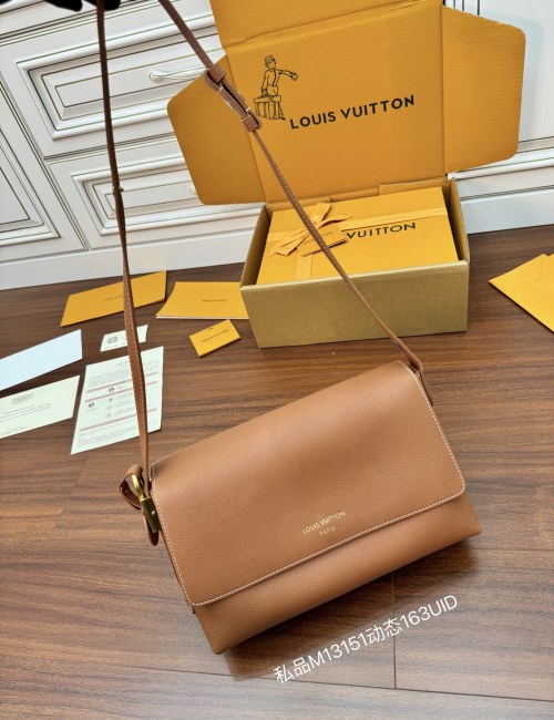 Louis Vuitton M13151 Leather Crossbody Bag - Italian A Grade Leather 1 Louis Vuitton M13151 Leather Crossbody Bag - Italian A Grade Leather
