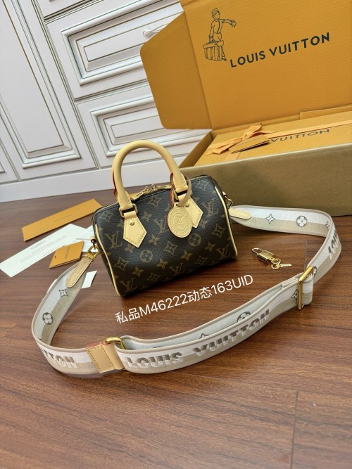 Louis Vuitton Speedy Bandouliere 20 Monogram Canvas Crossbody Bag 1 Louis Vuitton Speedy Bandouliere 20 Monogram Canvas Crossbody Bag