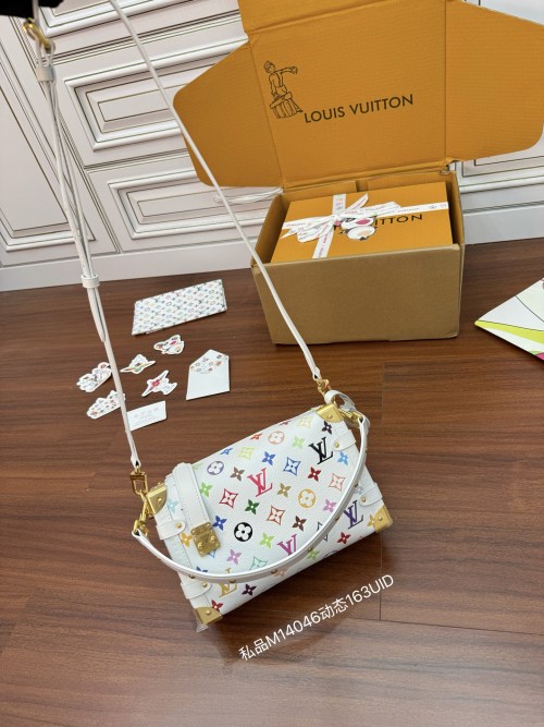 Louis Vuitton White Multi Pochette Accessoires Crossbody Bag 1 Louis Vuitton White Multi Pochette Accessoires Crossbody Bag