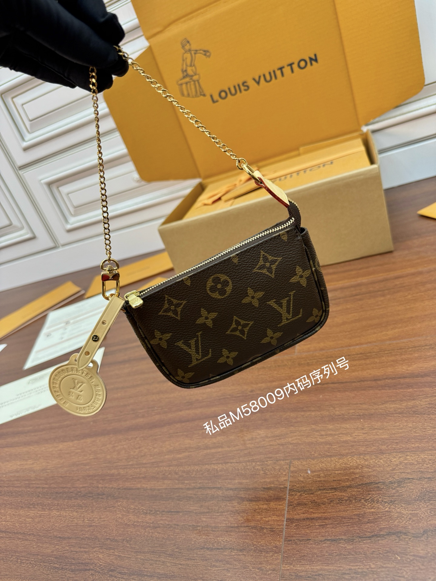 Louis Vuitton M58009 Mini Pochette Accessoires Monogram Canvas Bag