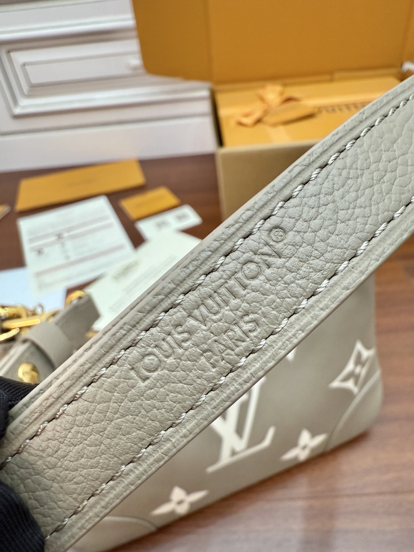 Louis Vuitton Loop Hobo Bag in Turtledove Monogram Coated Canvas 6 i1754105263264 4448 0 4