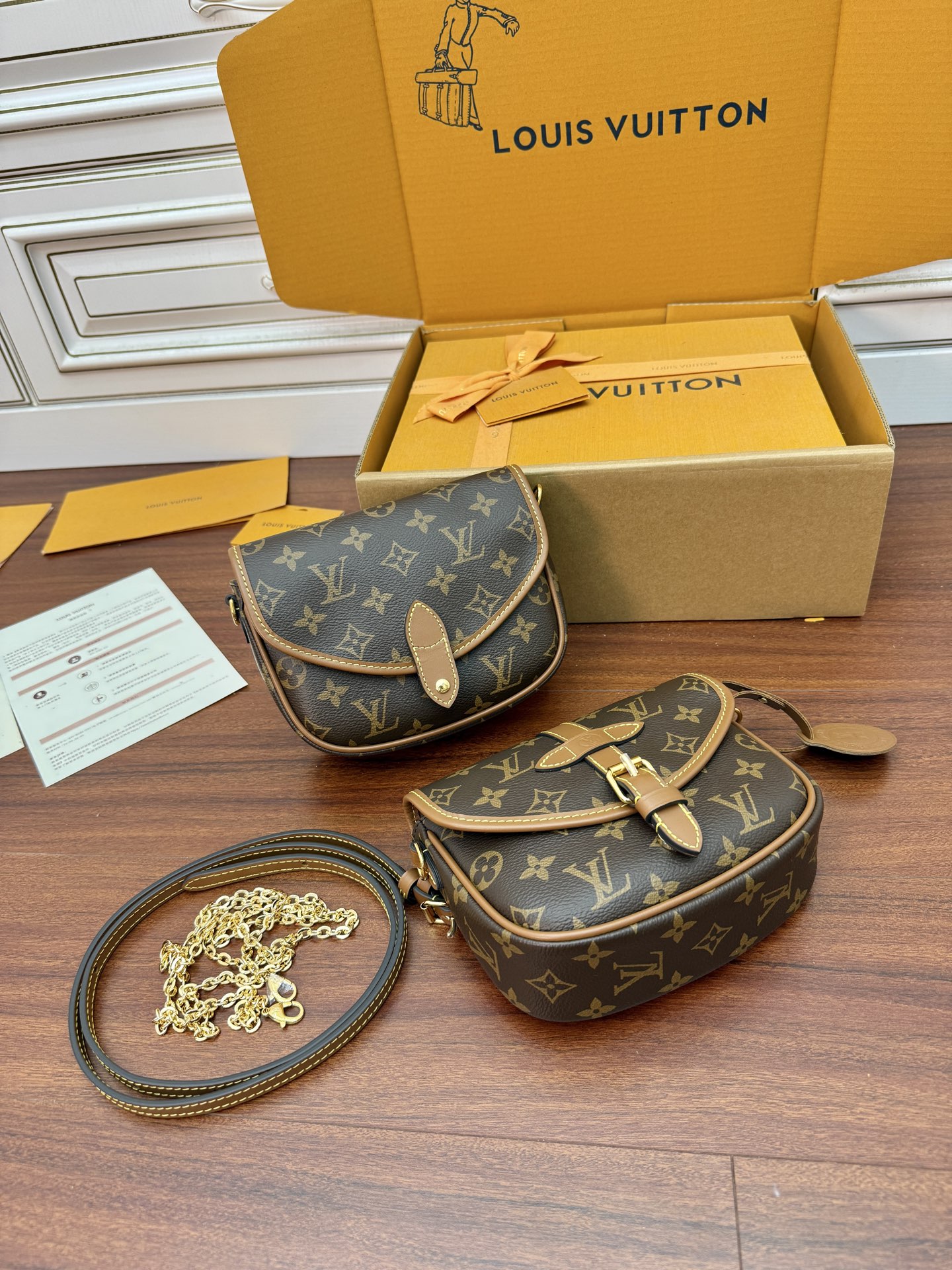 Louis Vuitton M26592 Brown Monogram Canvas Duo Messenger Crossbody Bag 4 i1758198950688 5906 0 3