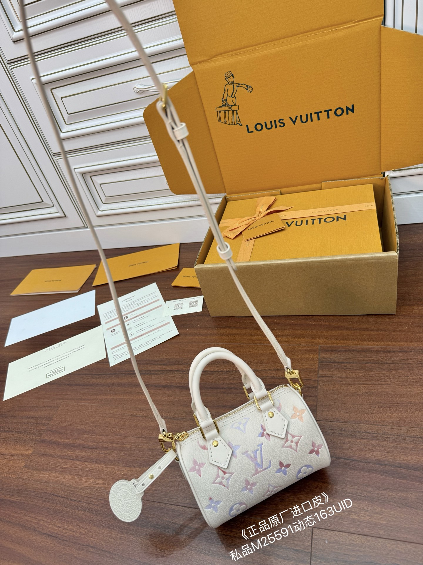 Louis Vuitton Monogram Empreinte Leather Nano Speedy Bag with Strap 4 i1758339794407 467 0 2