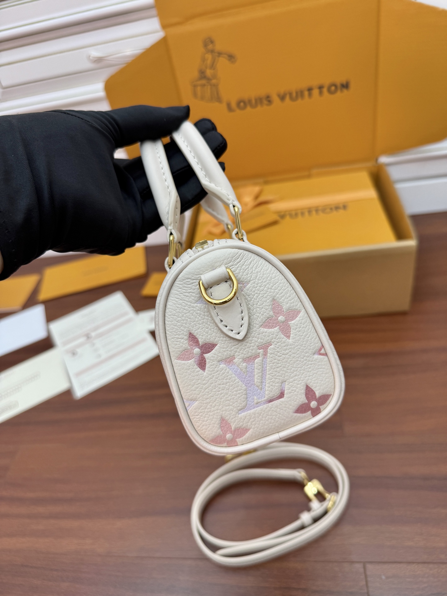 Louis Vuitton Monogram Empreinte Leather Nano Speedy Bag with Strap 10 i1758339794407 4950 0 8