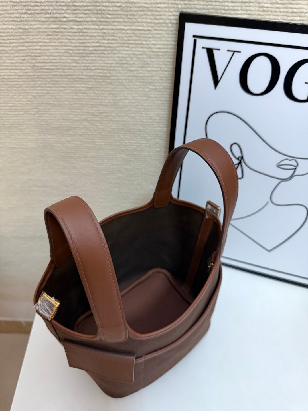Hermes Cargo Picotin Brown canvas and leather 18cm everyday