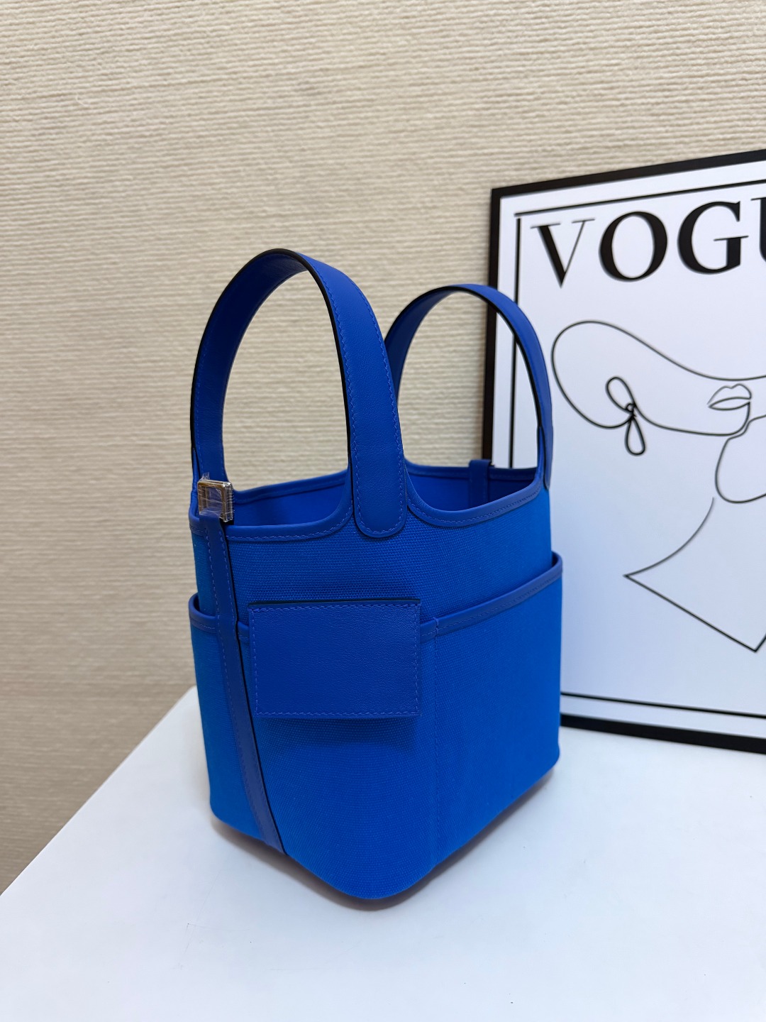 Hermes Cargo Picotin Blue 18cm everyday