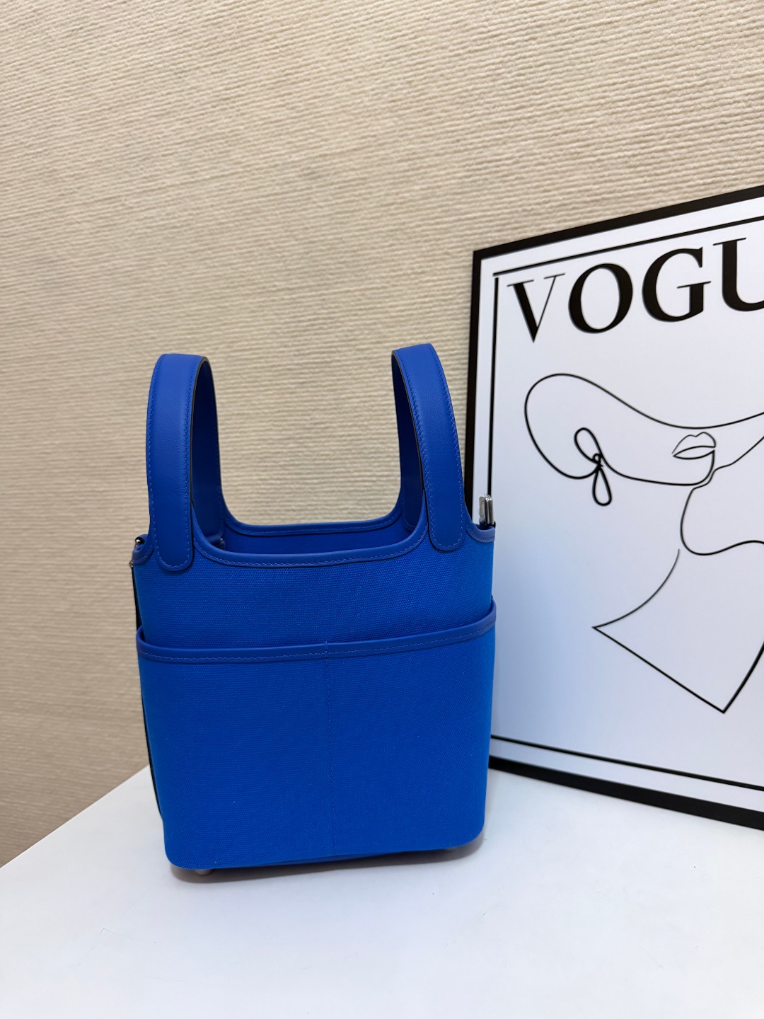 Hermes Cargo Picotin Blue 18cm everyday