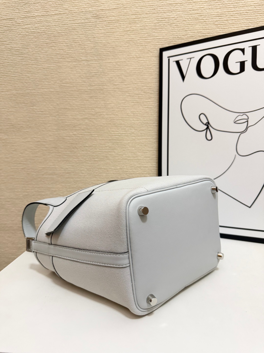Hermes Cargo Picotin White 18cm everyday