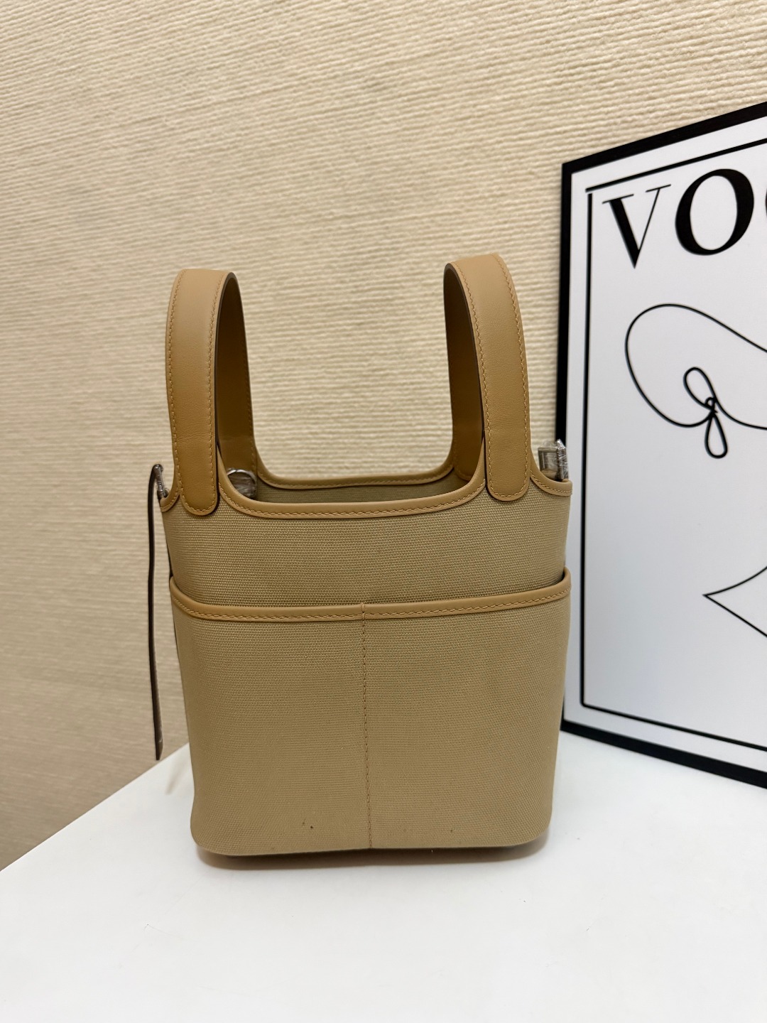 Hermes Cargo Picotin 18 Beige 18cm everyday